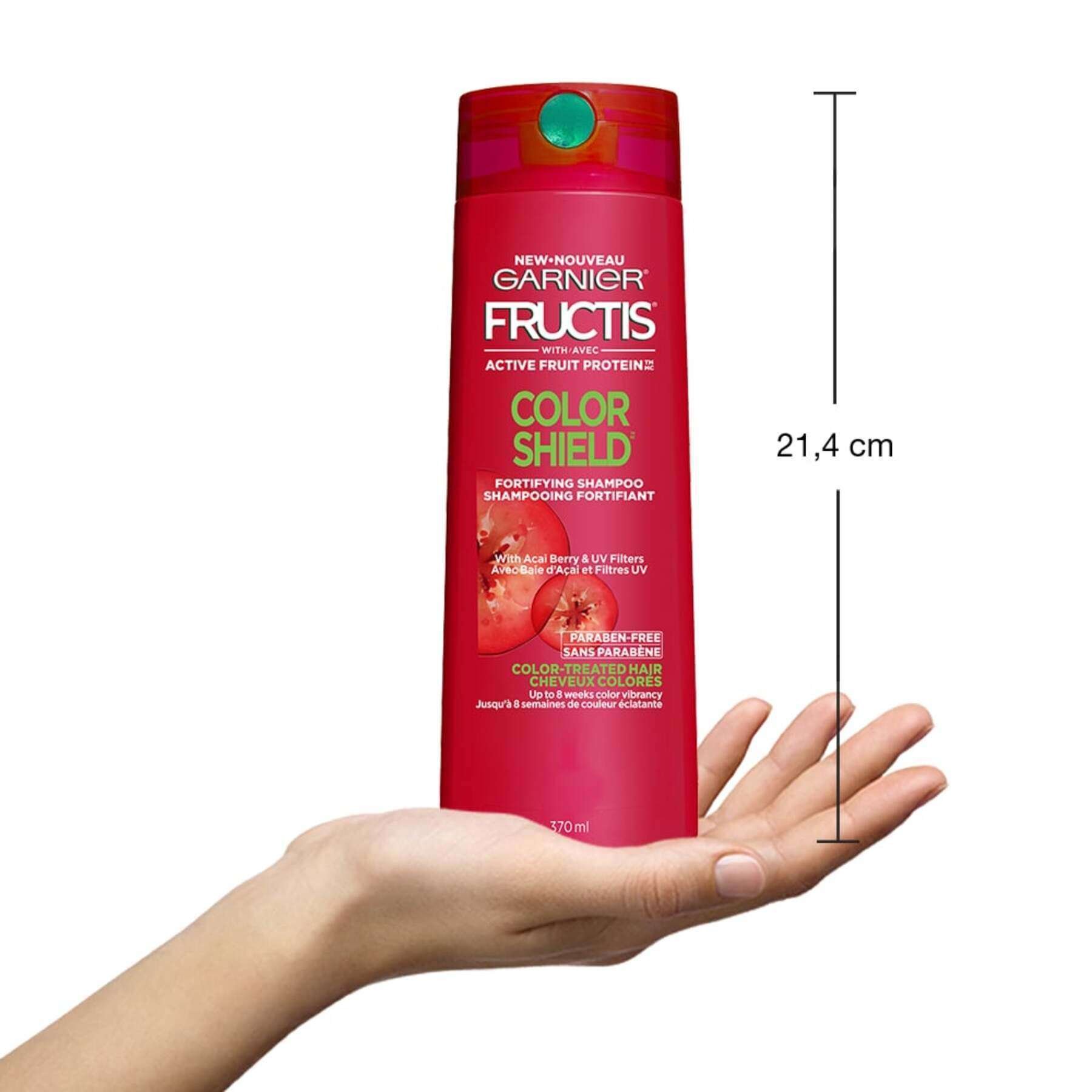 garnier shampoo fructis color shield fortifying shampoo 370 ml 603084491414 inhand
