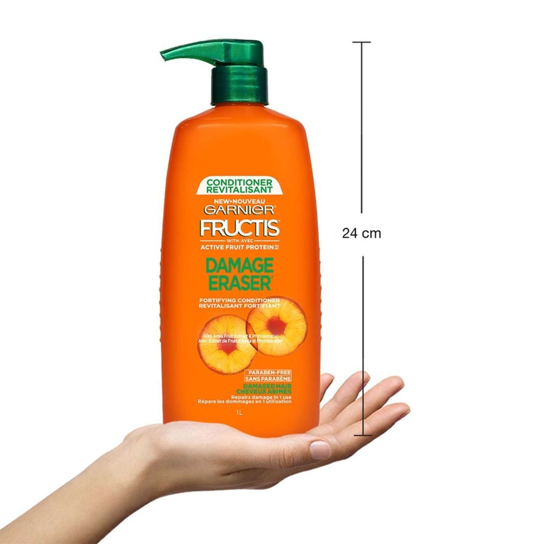 garnier hair conditioner fructis damage eraser conditioner 1 l 603084415991 inhand