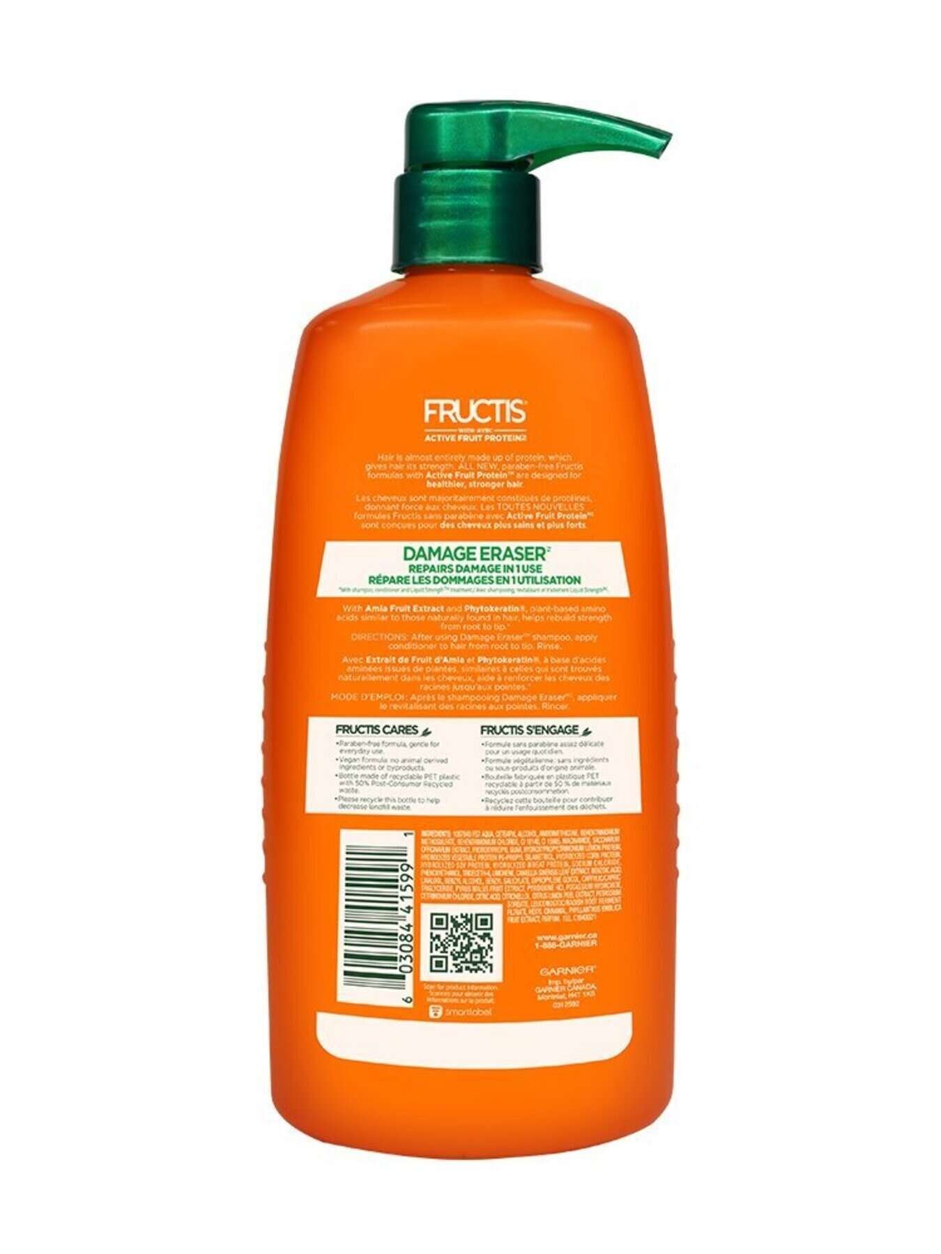 garnier hair conditioner fructis damage eraser conditioner 1 l 603084415991 t2