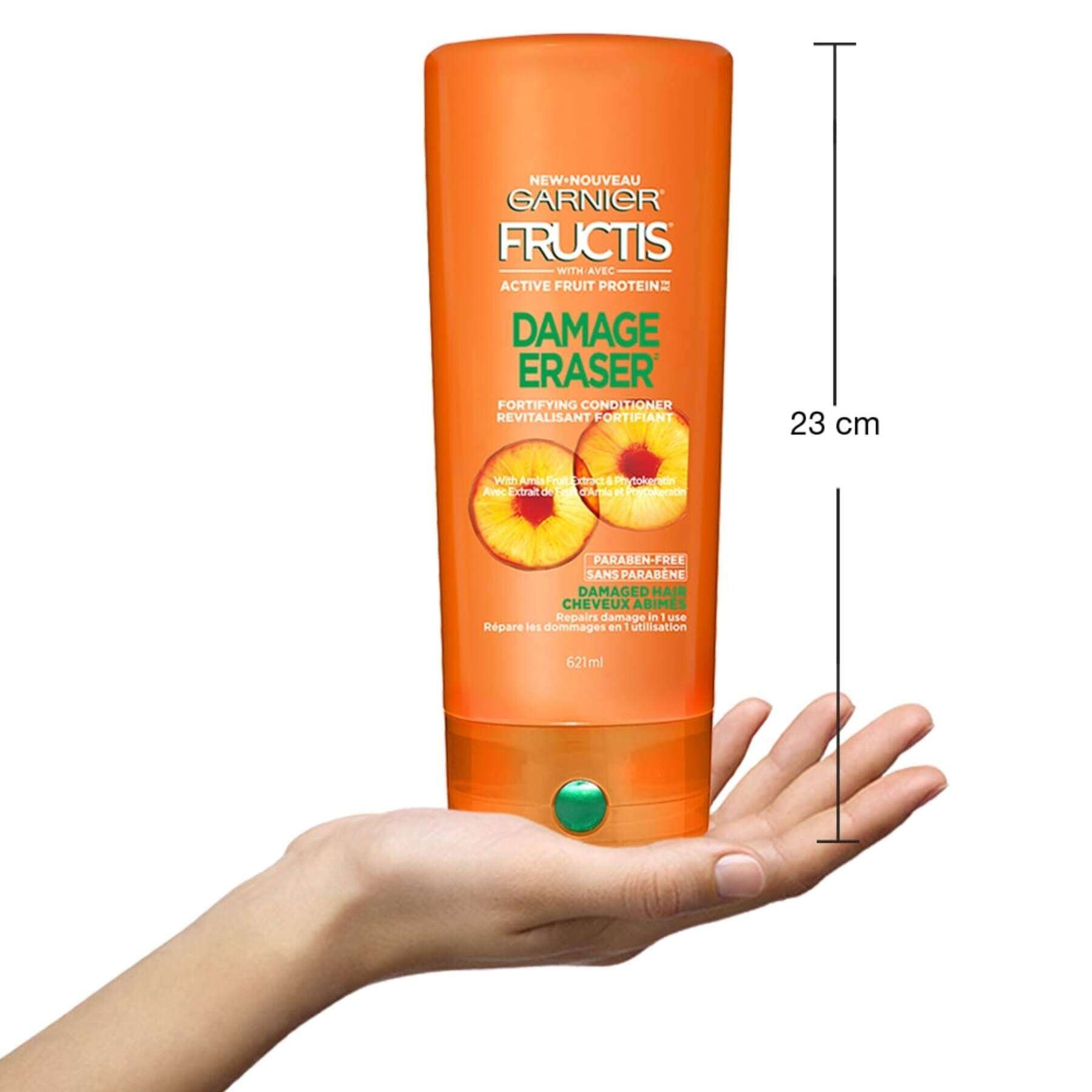 garnier hair conditioner fructis damage eraser conditioner 621 ml 603084491018 inhand