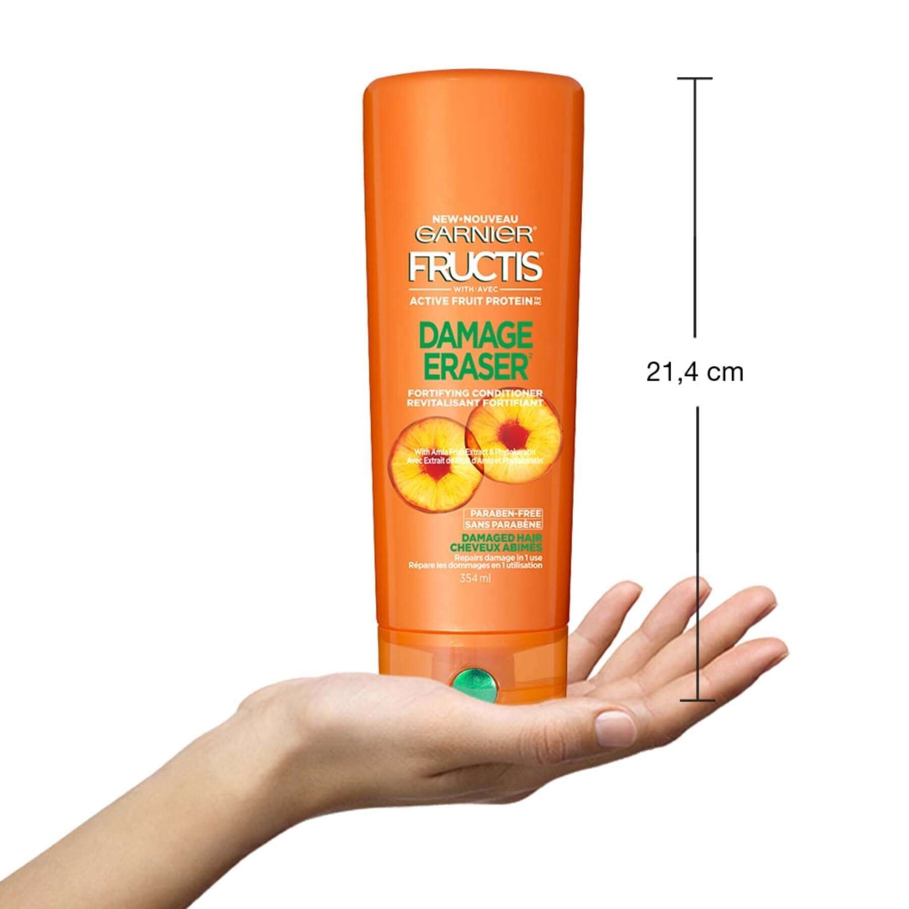 garnier hair conditioner fructis damage eraser fortifying conditioner 354 ml 603084490974 inhand