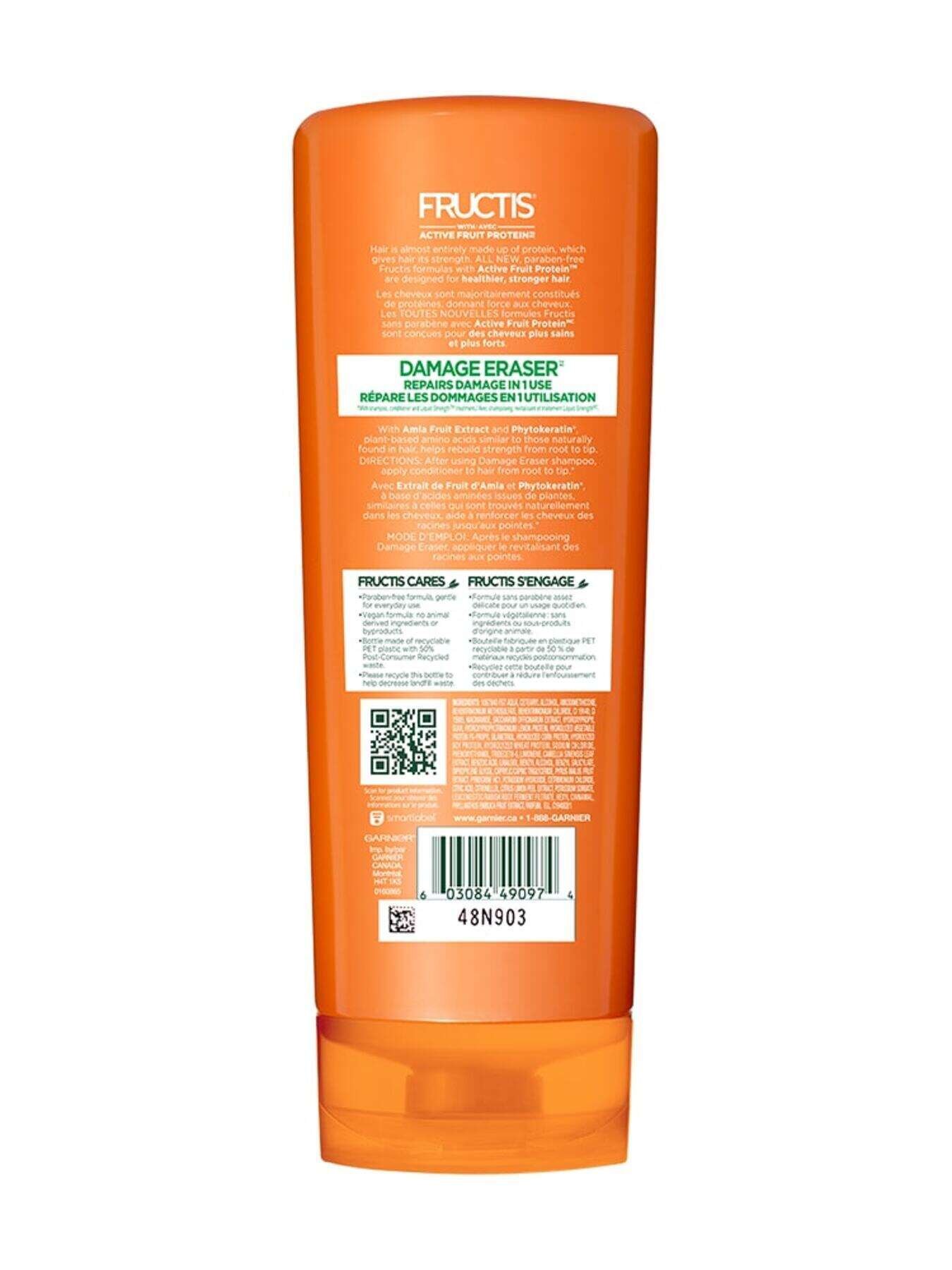 garnier hair conditioner fructis damage eraser fortifying conditioner 354 ml 603084490974 t2