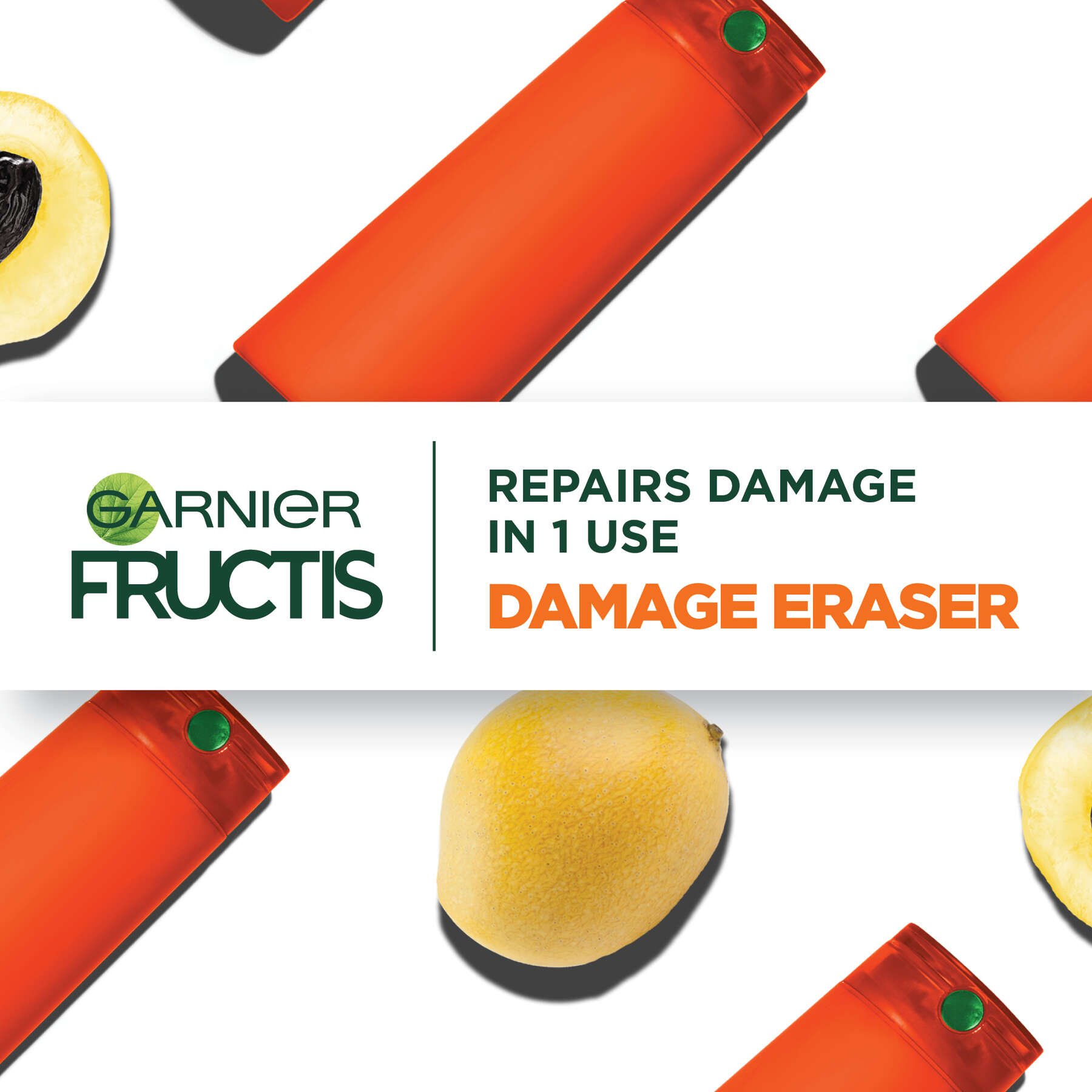 garnier shampoo fructis damage eraser fortifying shampoo 370 ml 603084490967 extra