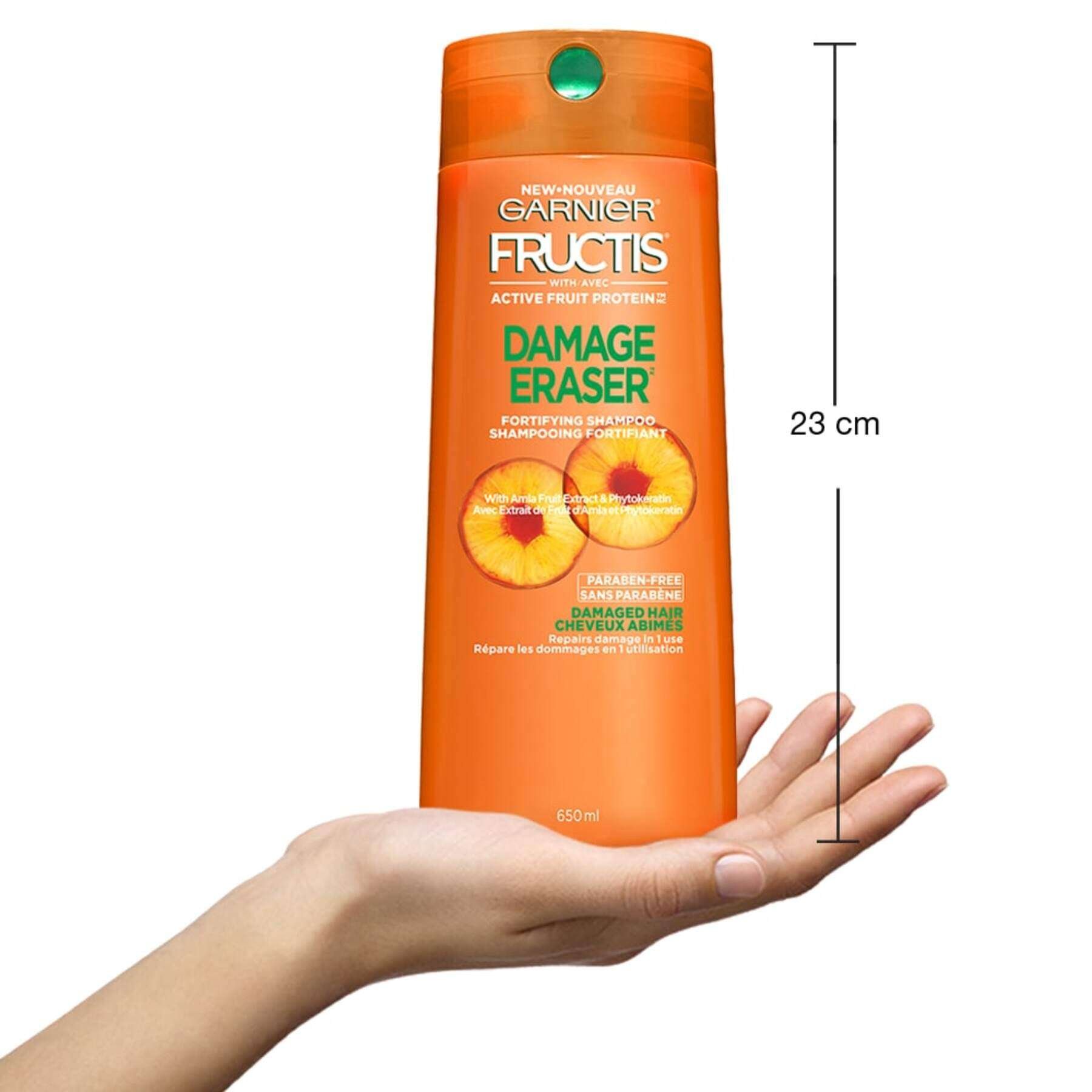 garnier shampoo fructis damage eraser shampoo 650 ml 603084491001 inhand