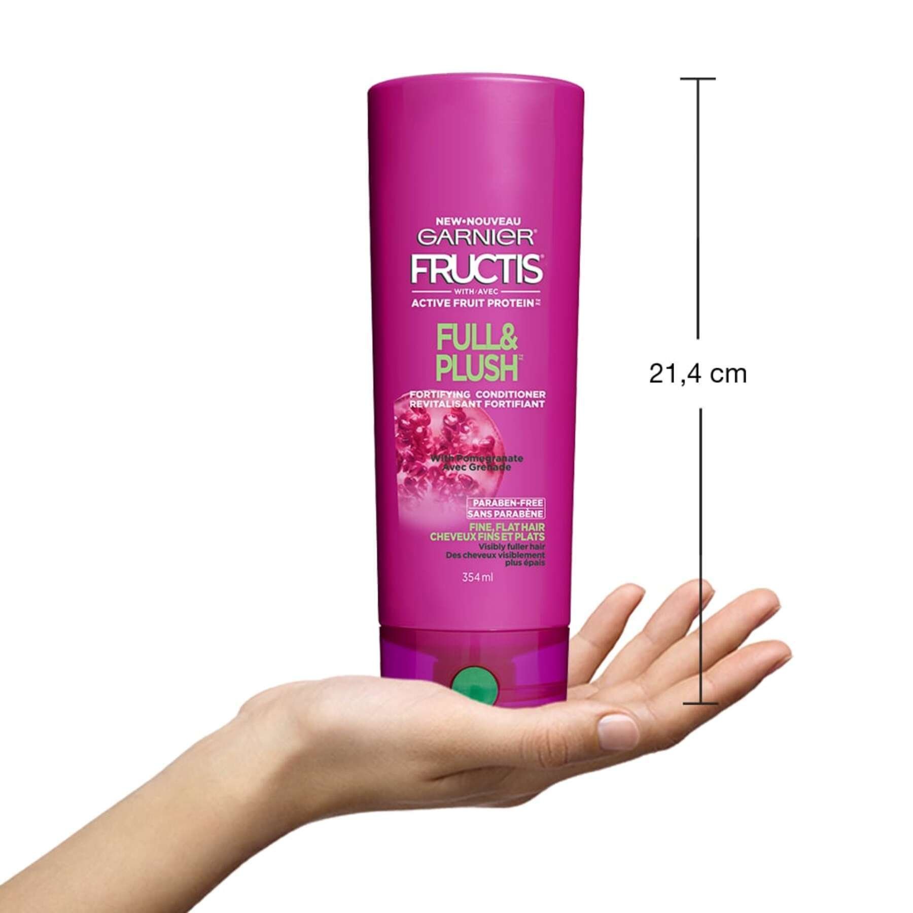 garnier hair conditioner fructis full plush fortifying conditioner 354 ml 603084491636 inhand