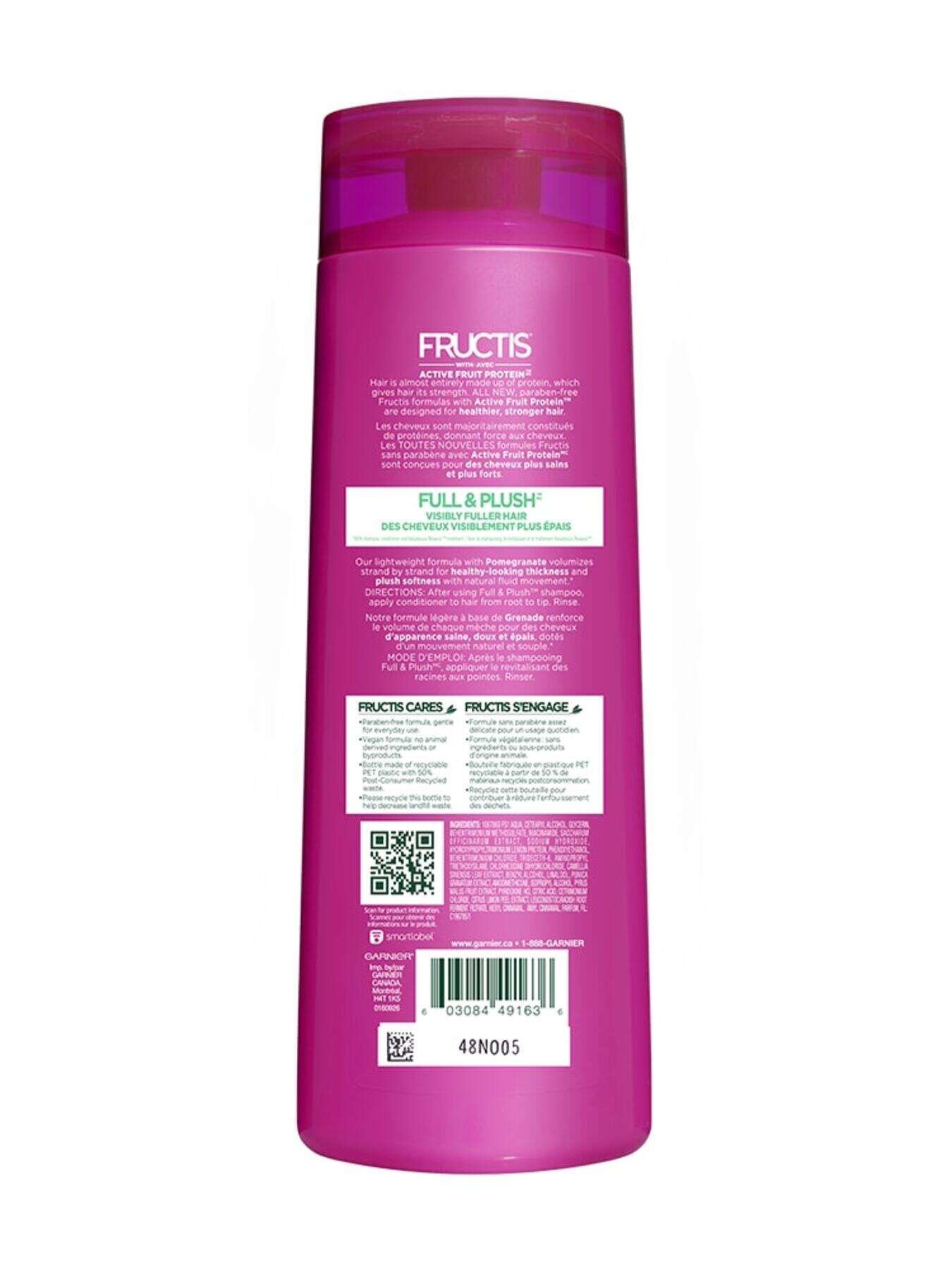 garnier hair conditioner fructis full plush fortifying conditioner 354 ml 603084491636 t2