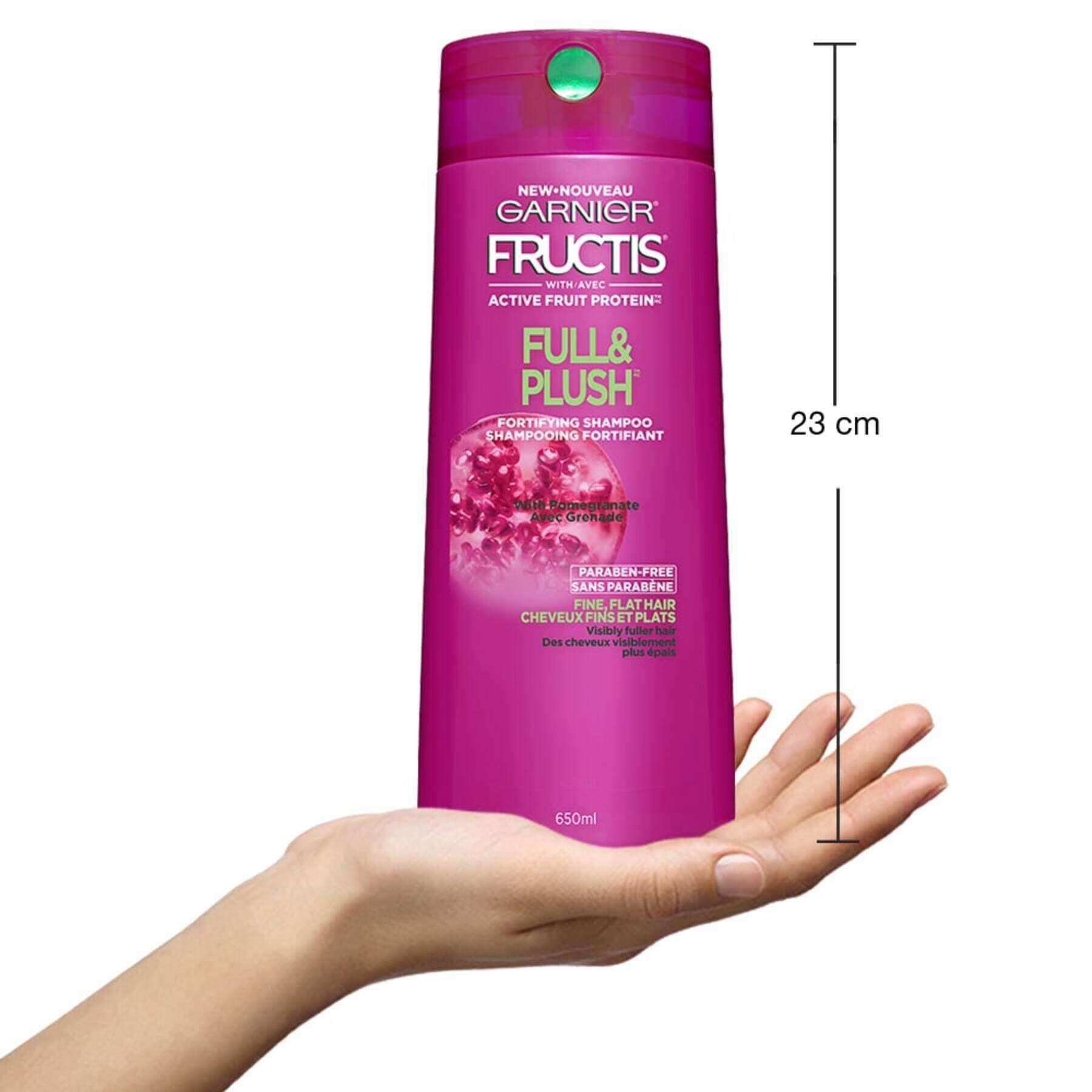 garnier shampoo fructis full plush shampoo 650 ml 603084491667 inhand