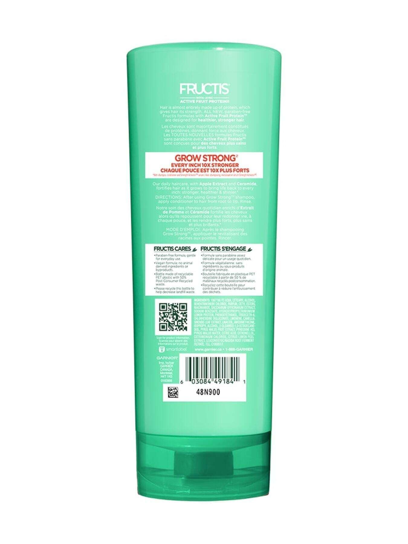 garnier hair conditioner fructis grow strong fortifying conditioner 354 ml 603084491841 t2