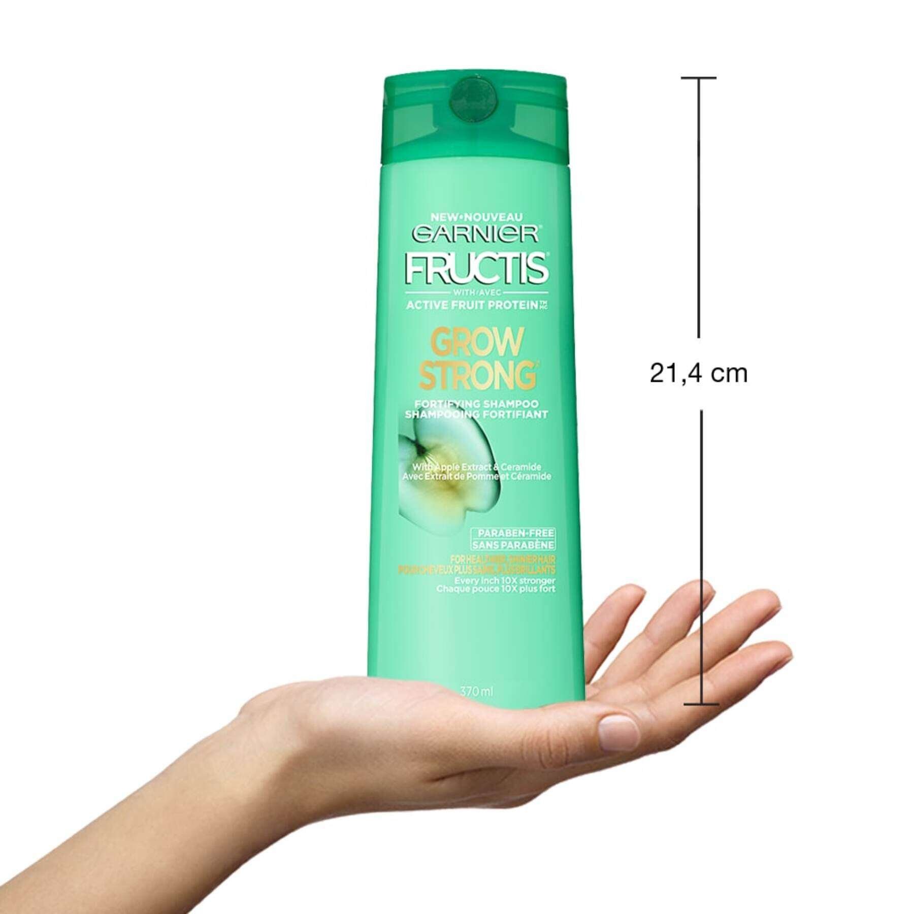 garnier shampoo fructis grow strong fortifying shampoo 370 ml 603084491834 inhand