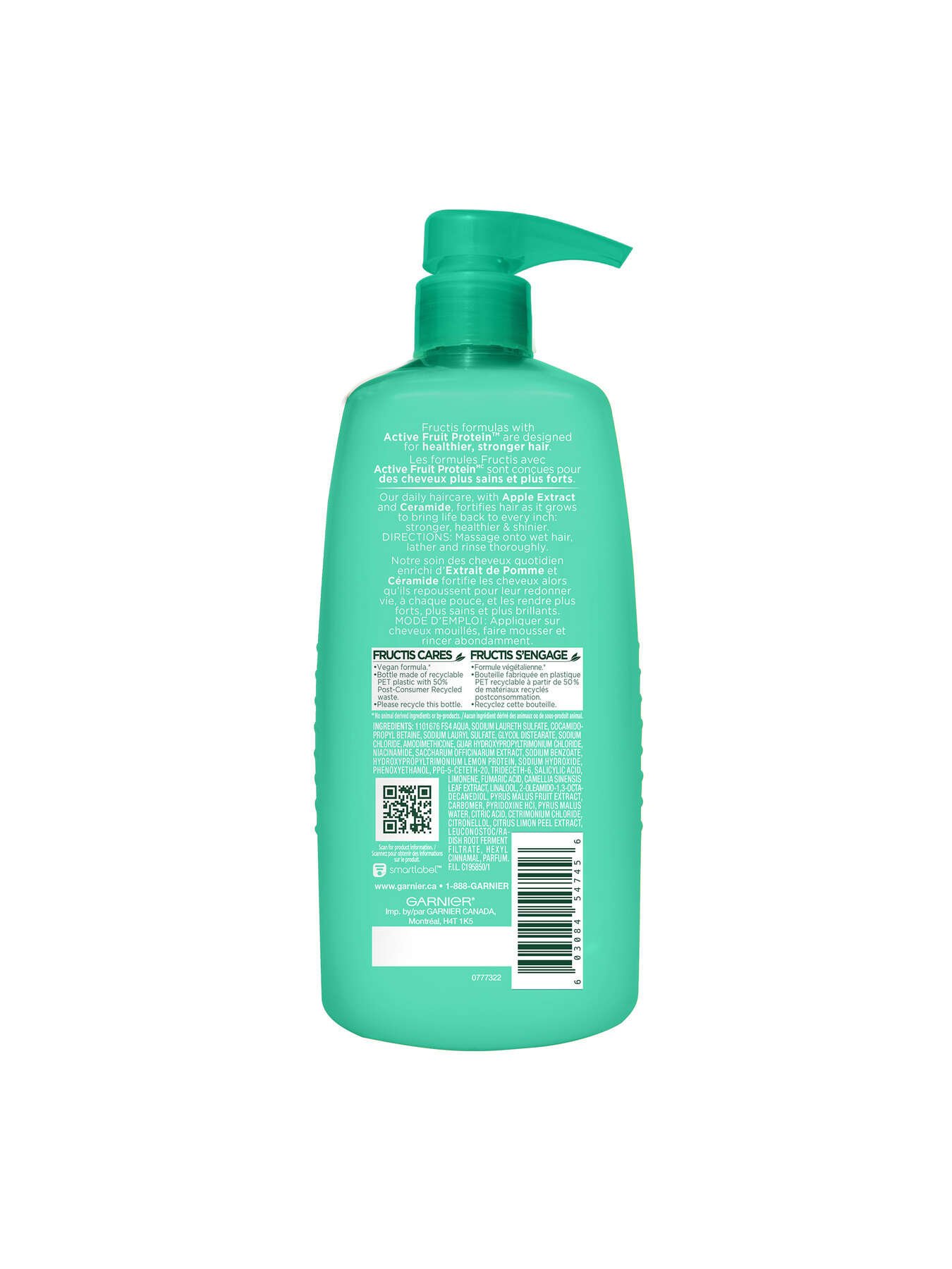 garnier shampoo fructis grow strong shampoo 1 l 603084547456 t2
