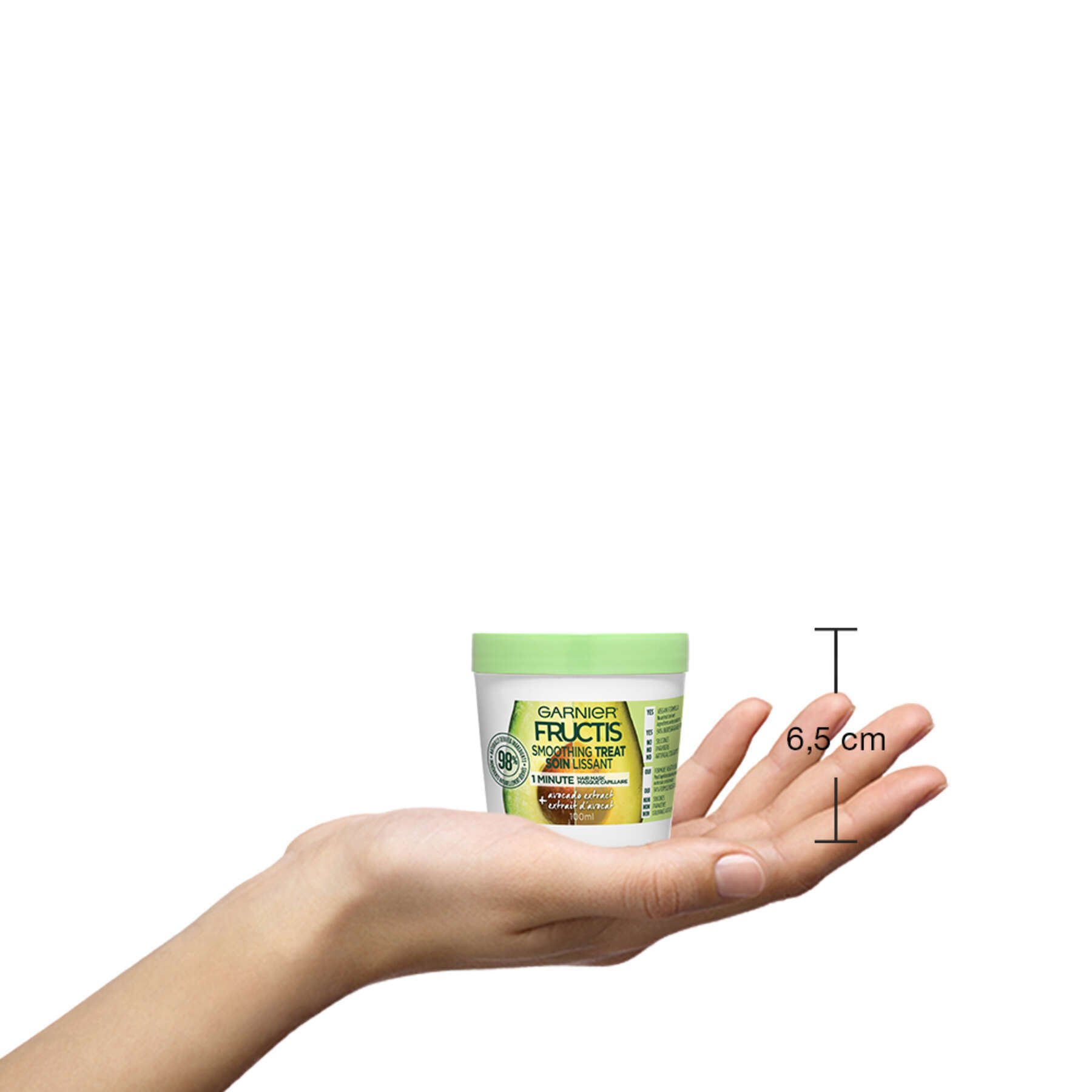 garnier hair mask fructis hair treats avocado hair mask 100 ml 603084544714 inhand