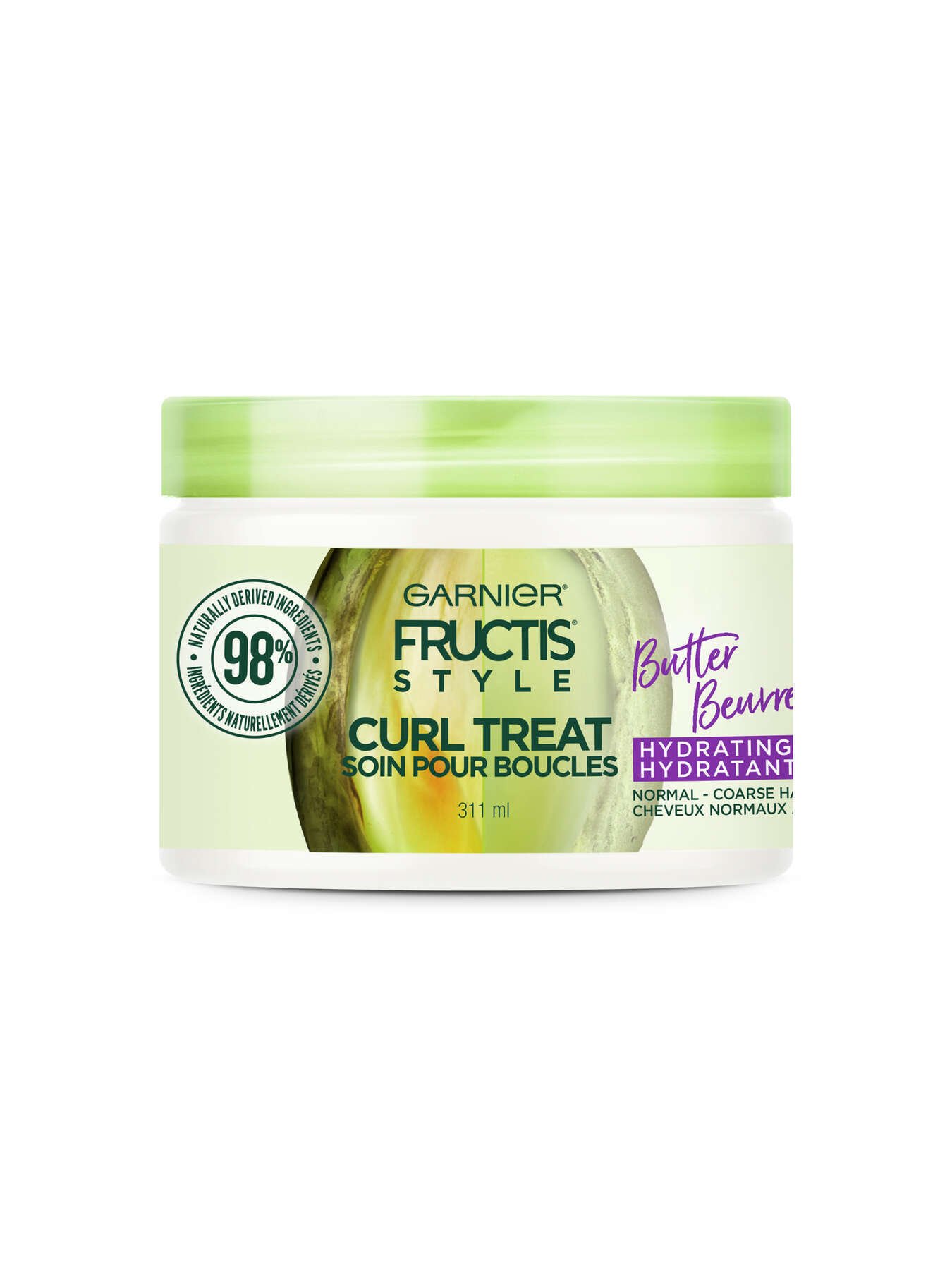 garnier hair mask fructis style curl treat butter 311 ml 603084559596 t1