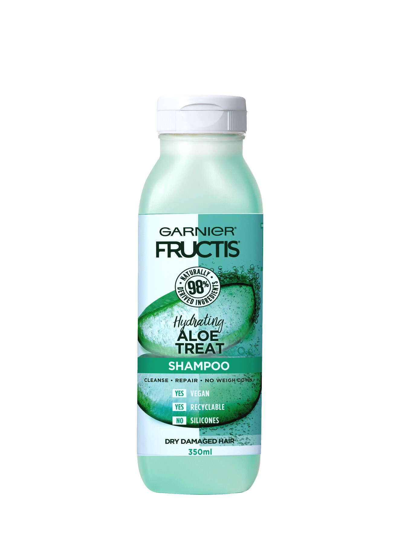 garnier shampoo fructis hair treats aloe shampoo 350 ml 603084573646 t1