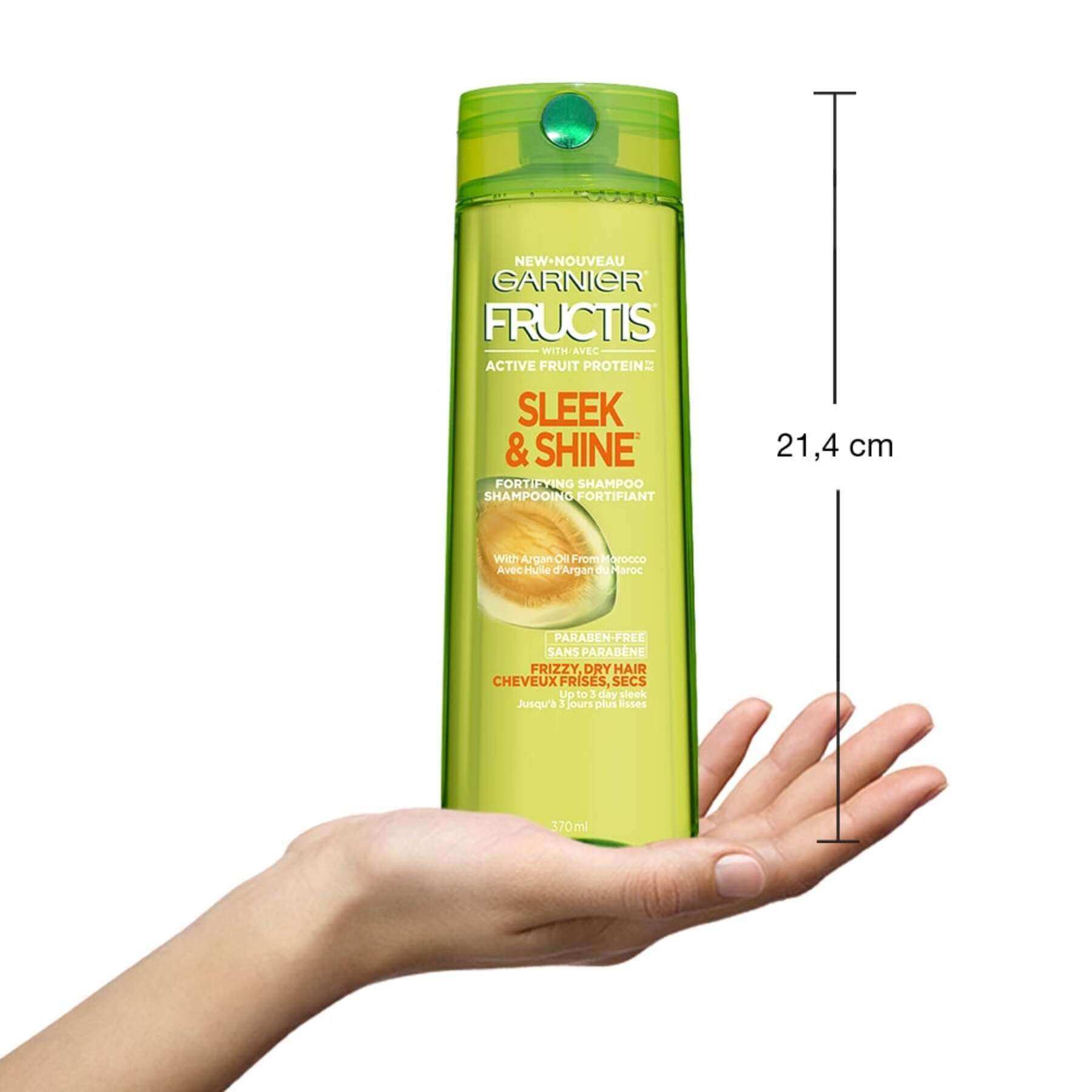 garnier shampoo fructis sleek shine fortifying shampoo 370 ml 603084491254 inhand