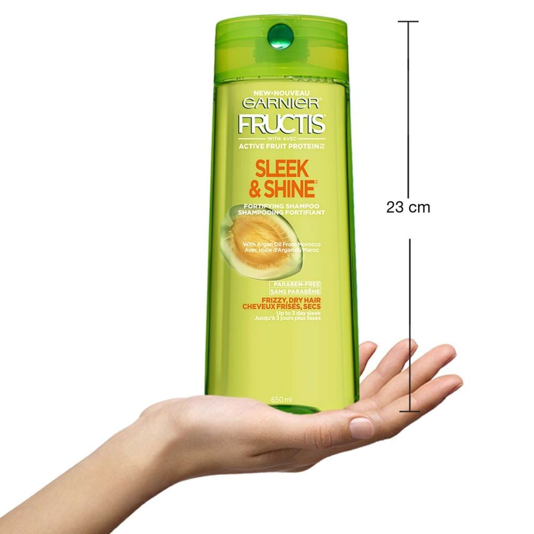 garnier shampoo fructis sleek shine shampoo 650 ml 603084491292 inhand