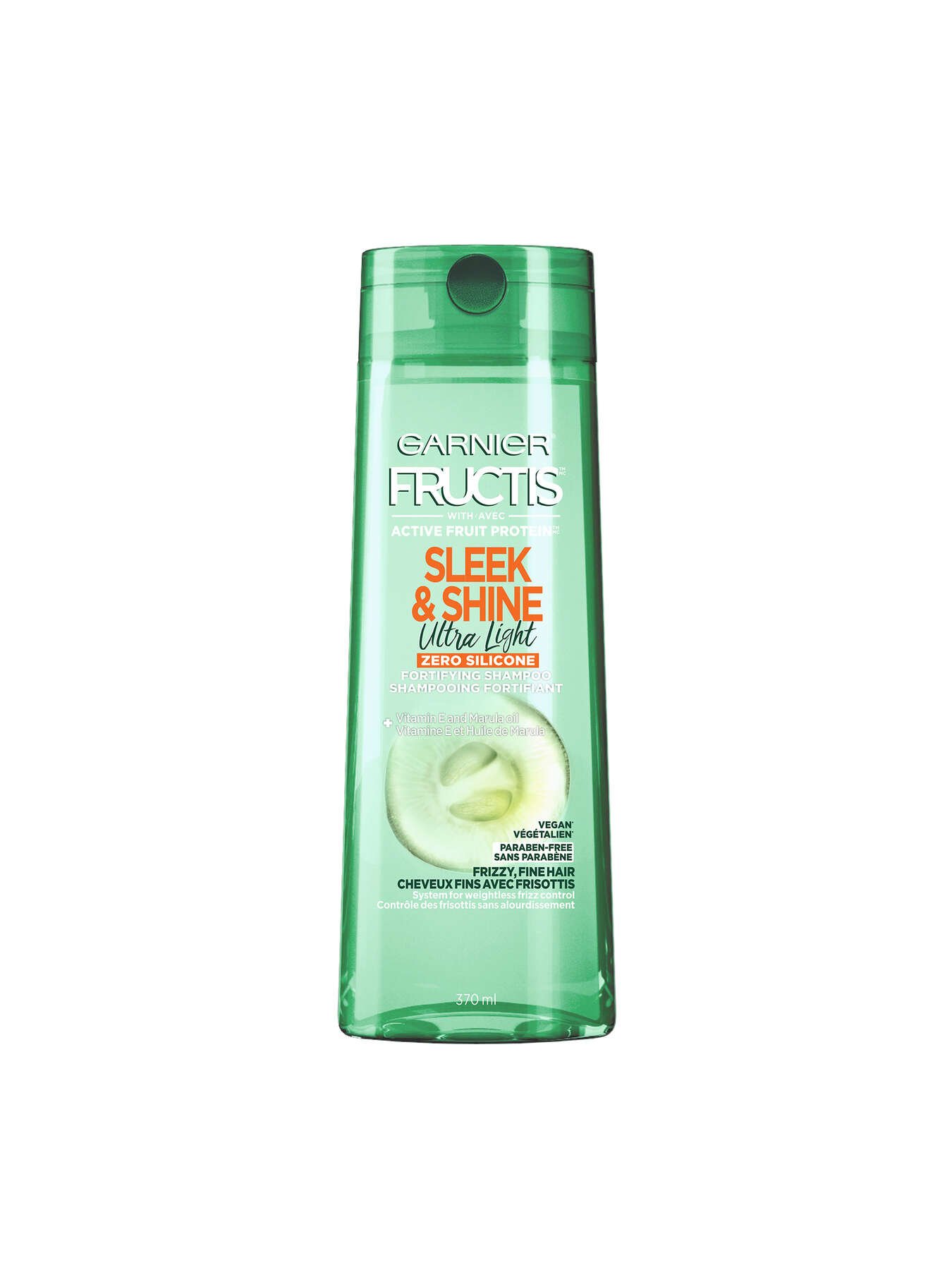 garnier shampoo fructis sleek shine ultra light shampoo 370 ml 603084491957 t1