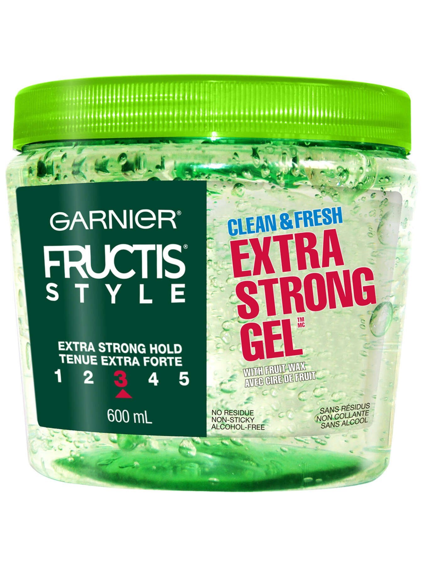 garnier hair jelly fructis style  classic extra strong gel 600 ml 603084494743 t1