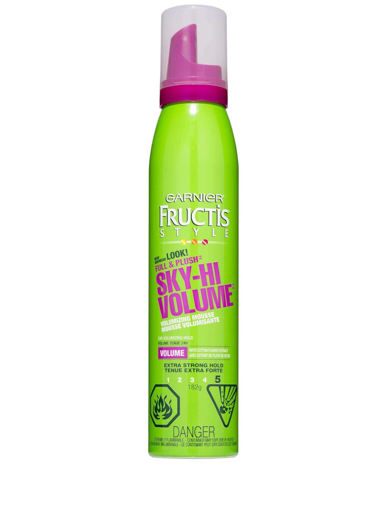 garnier hair spray fructis style volume skyhi volume mousse 182 g 603084266173 t1