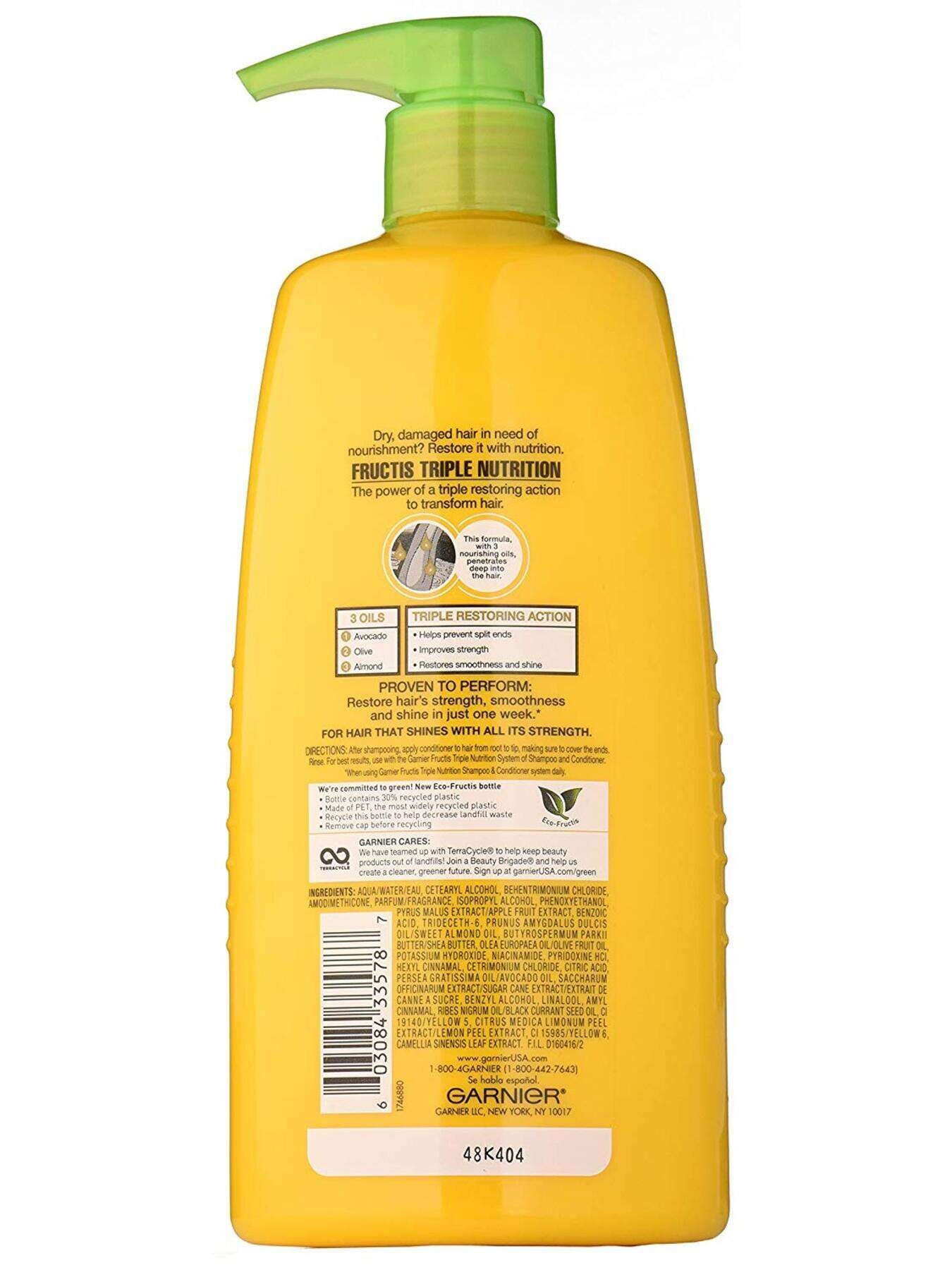 garnier hair conditioner fructis triple nutrition conditioner 1 l 603084335787 t2