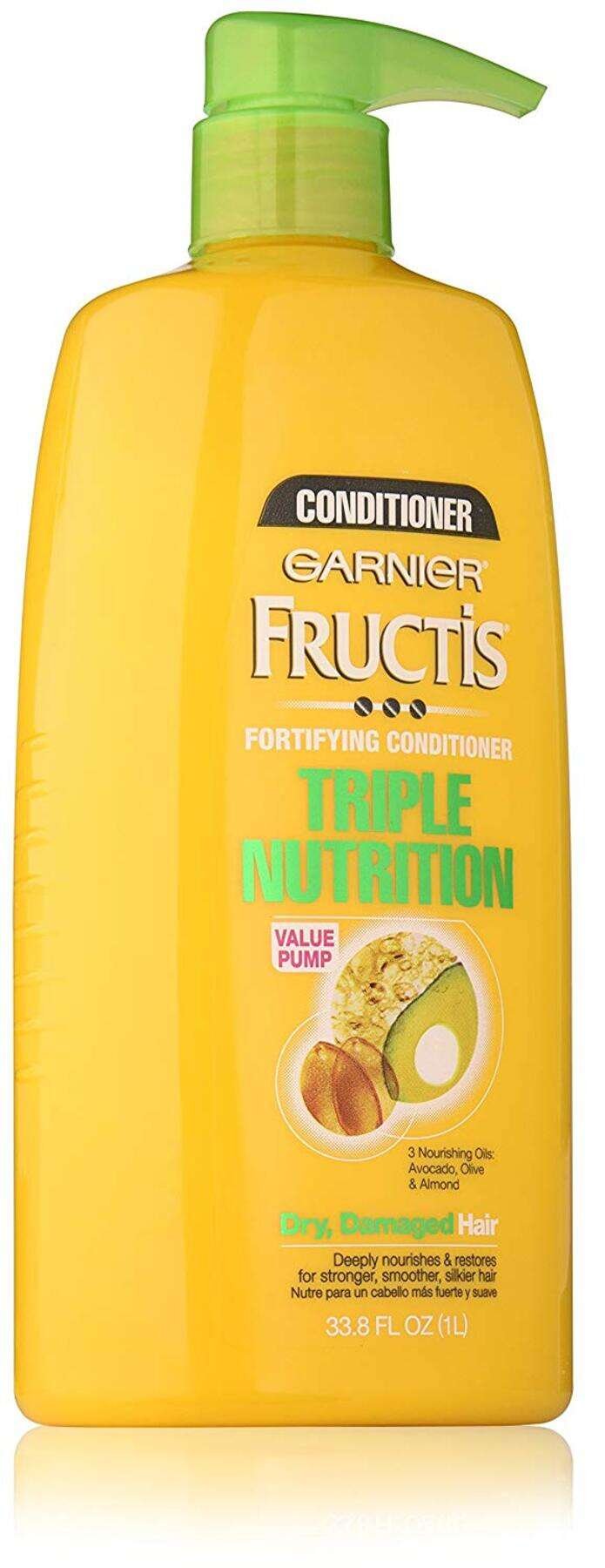 garnier hair conditioner fructis triple nutrition conditioner 1 l 603084335787 threequarter