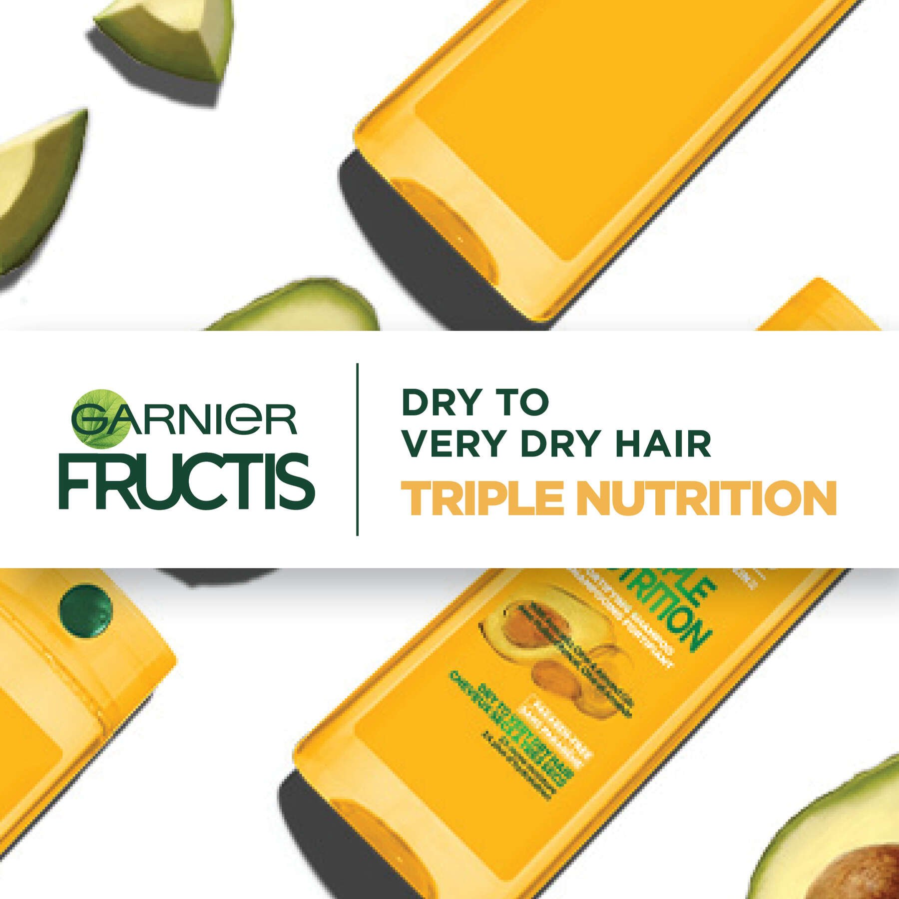 garnier shampoo fructis triple nutrition fortifying shampoo 370 ml 603084491513 extra