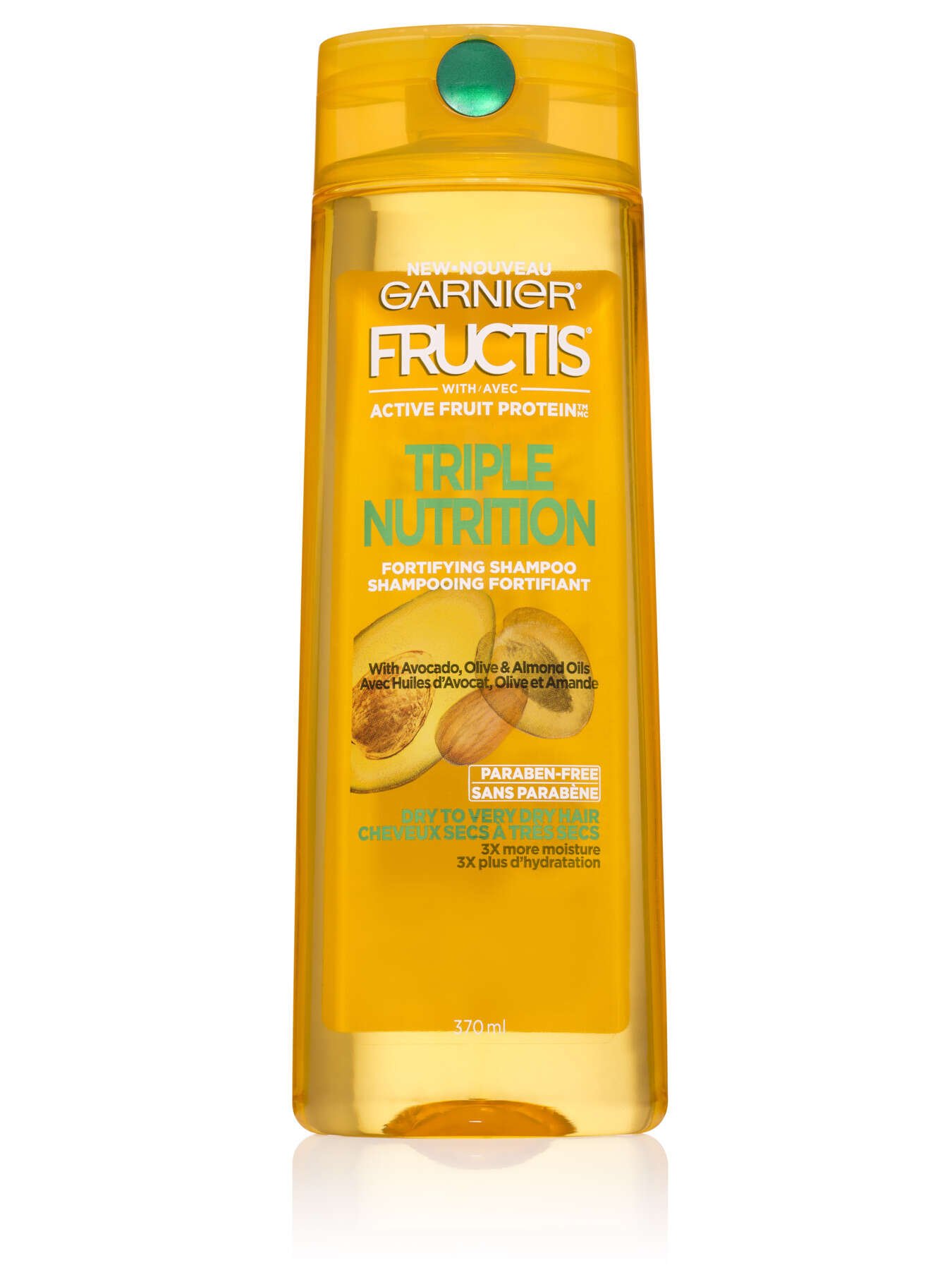 garnier shampoo fructis triple nutrition fortifying shampoo 370 ml 603084491513 t1