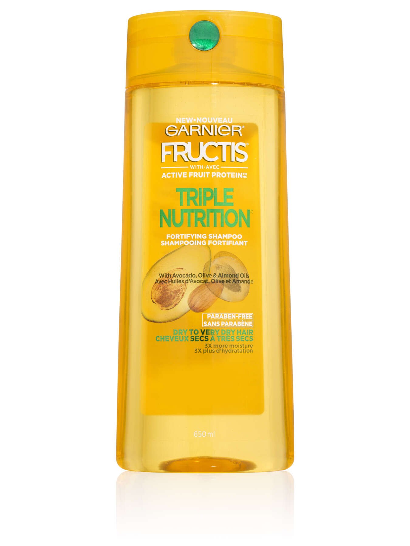 garnier shampoo fructis triple nutrition shampoo 650 ml 603084491551 t1
