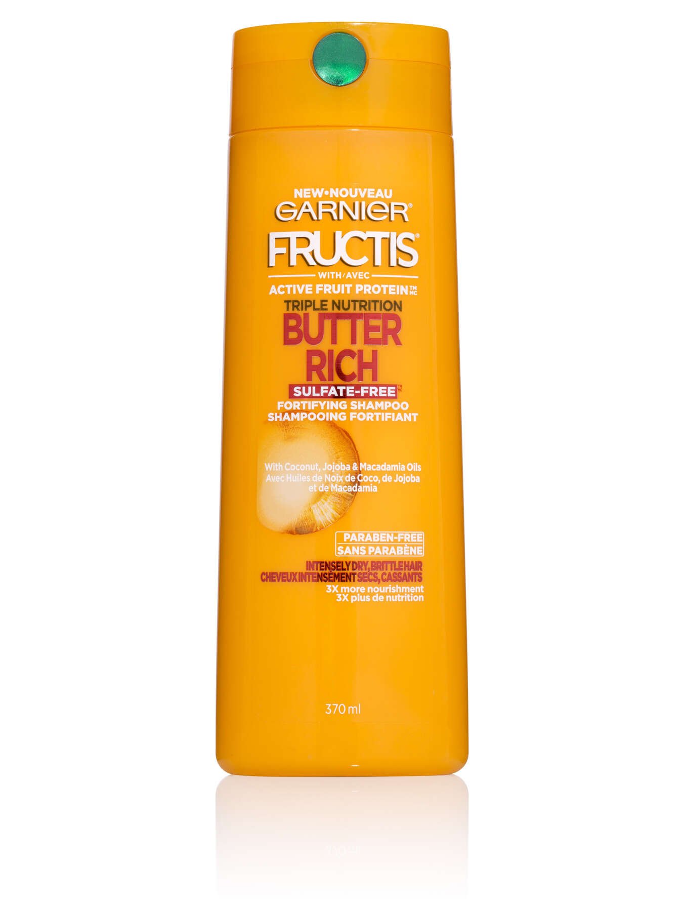 garnier shampoo fructis triple nutrition butter rich fortifying shampoo 370 ml 603084491896 t1
