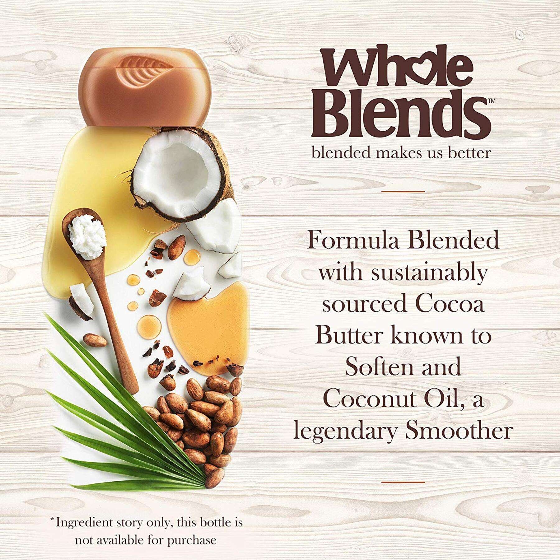 garnier hair conditioner whole blends coconut oil cocoa butter conditioner 650 ml 603084459377 extra