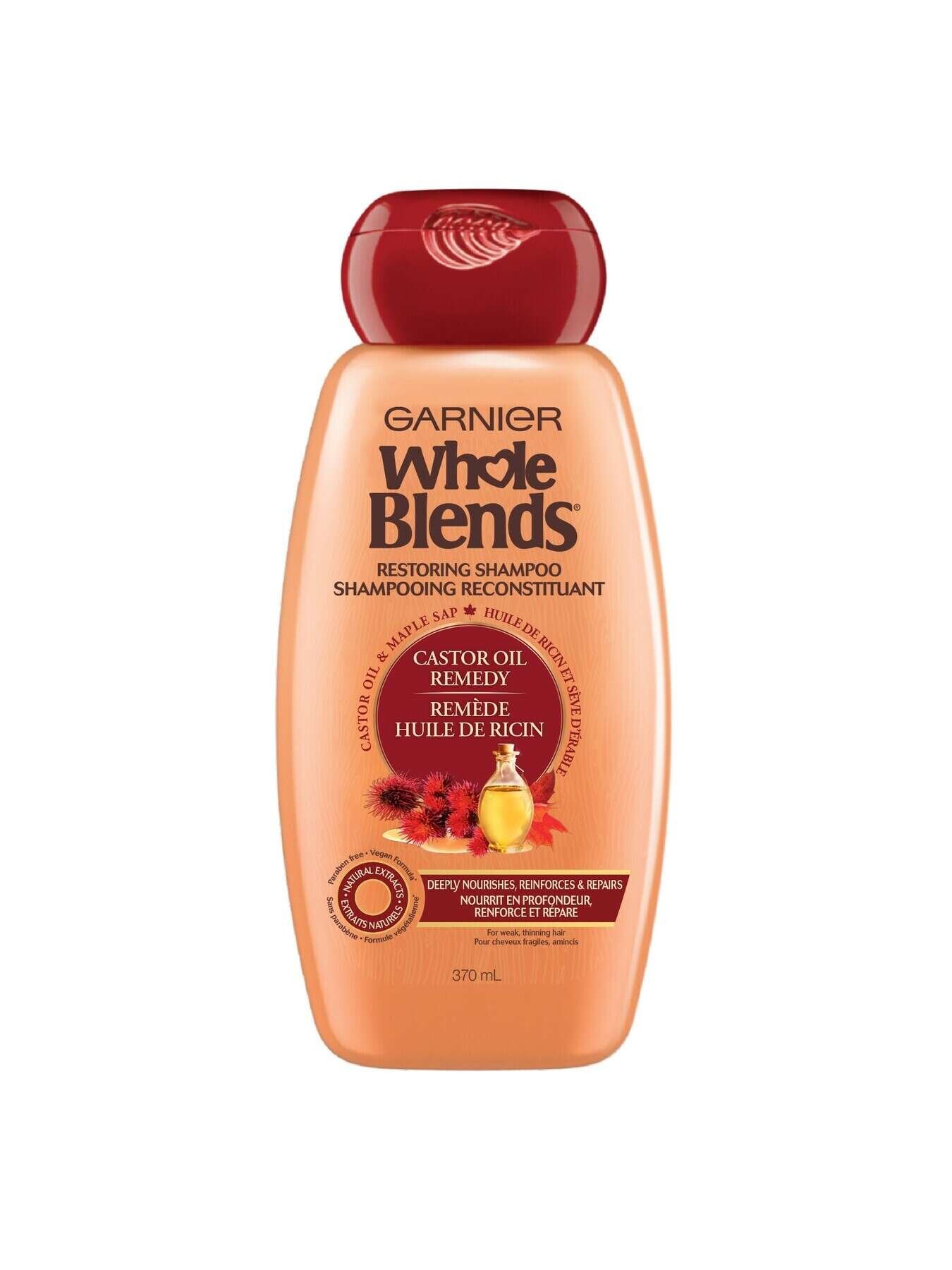Remède shampooing, 370 mL Garnier Whole Blends Huile de Ricin