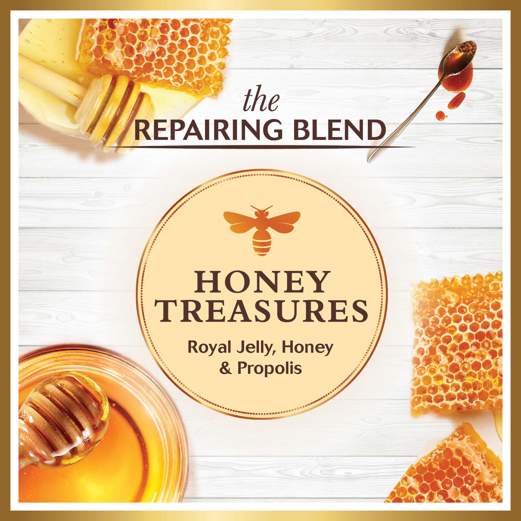 Garnier Whole Blends Honey Treasures Shampoo, Repairs & Protects