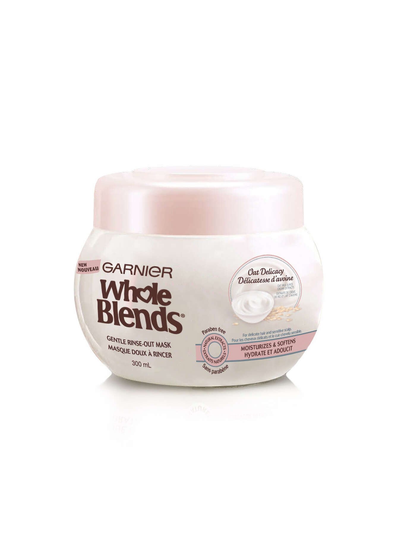 garnier hair mask whole blends oat delicacy 300 ml 3600542182560 t1