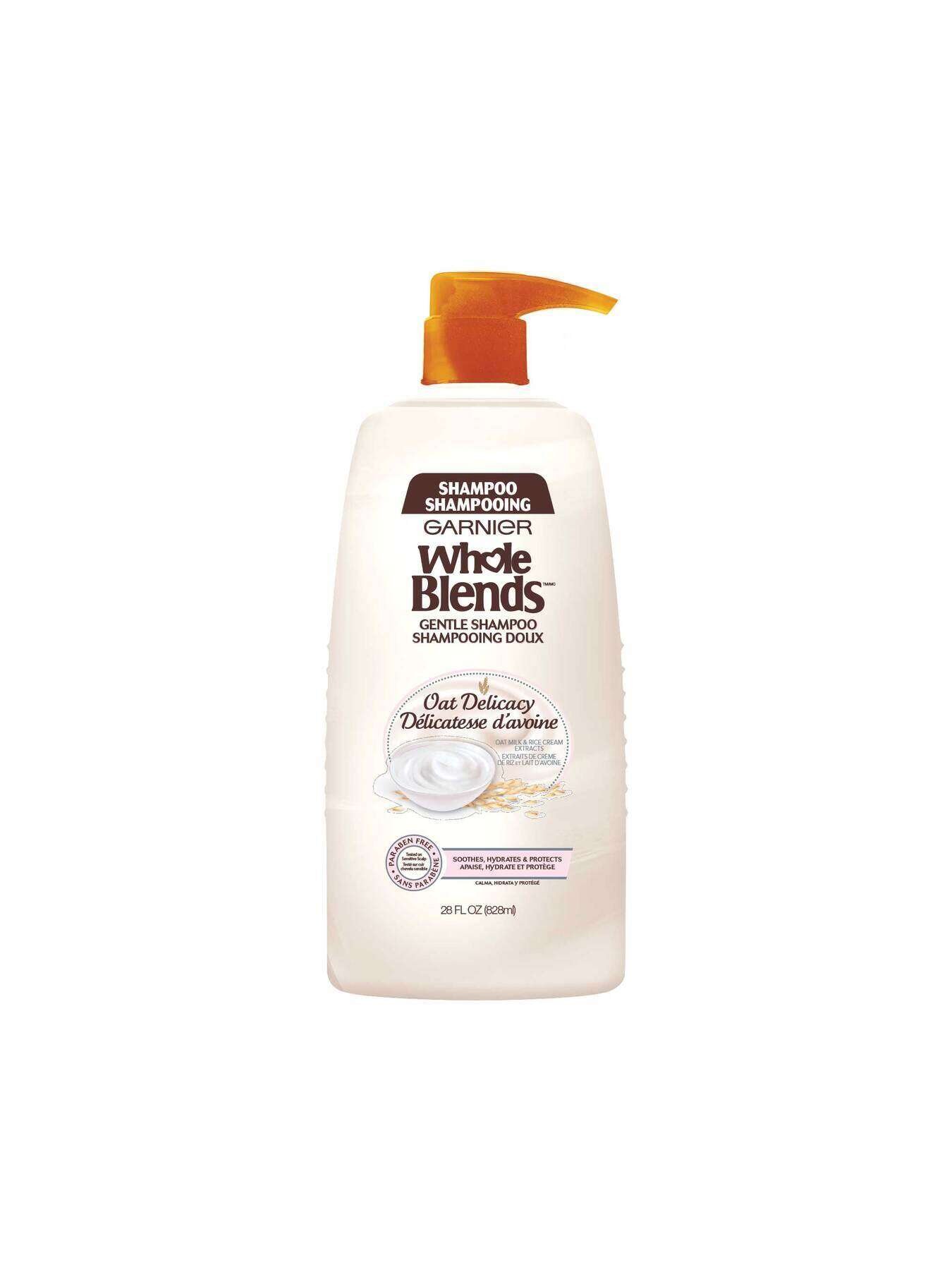 garnier shampoo whole blends oat delicacy shampoo 828 ml 603084560677 t1