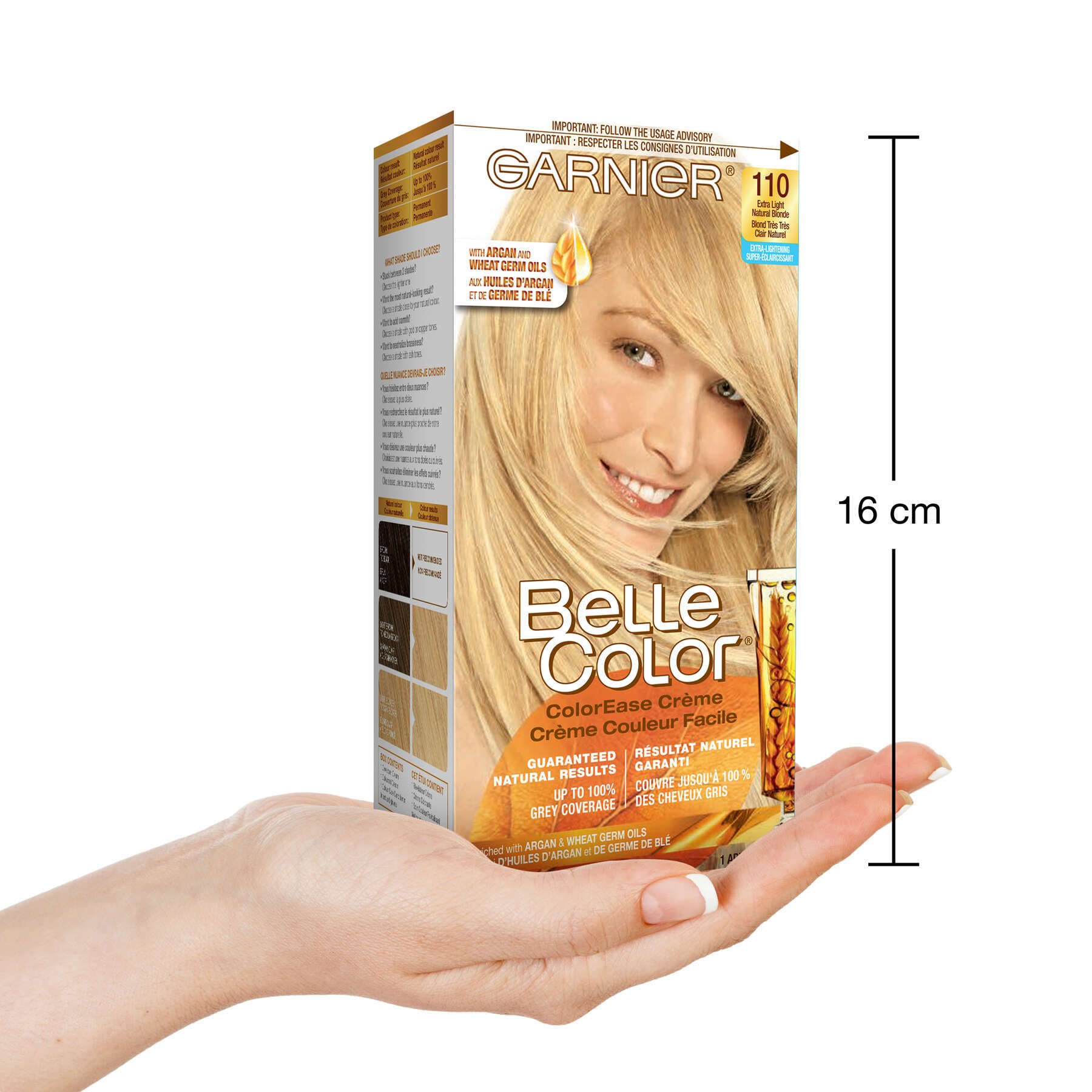 garnier hair dye belle color 110 extra light natural blonde 70103160352 inhand