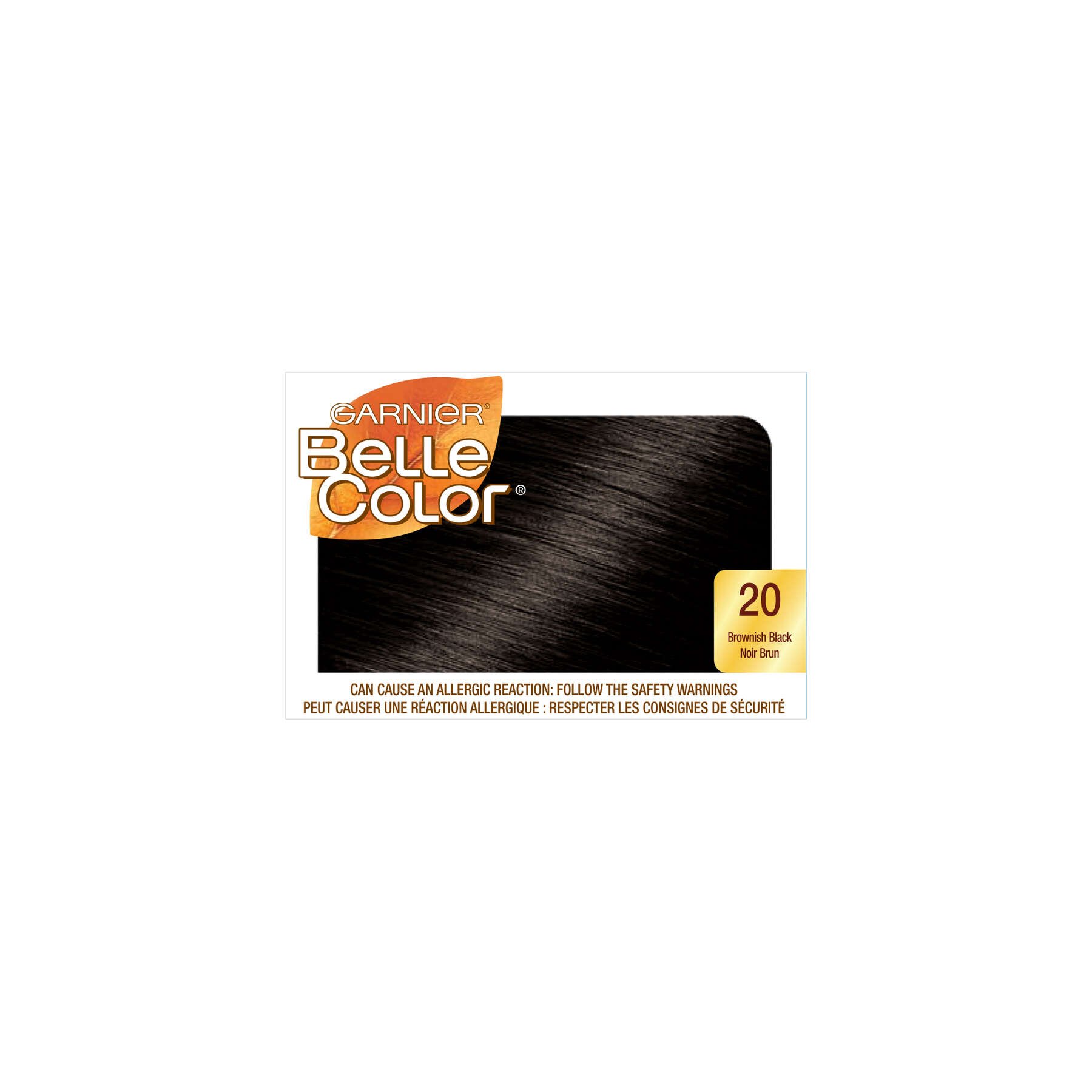 garnier hair dye belle color 20 brownish black 603084281626 top