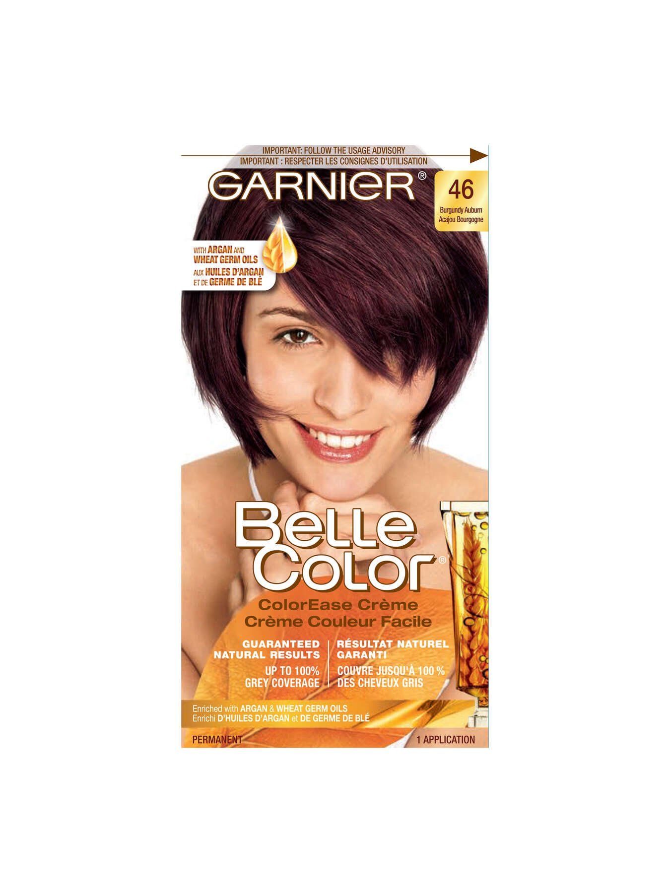garnier hair dye belle color 46 burgundy auburn 70103160291 t1