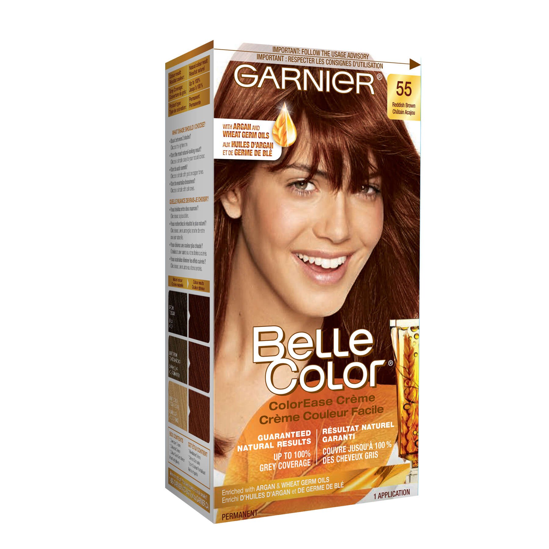55 châtain acajou | garnier belle color