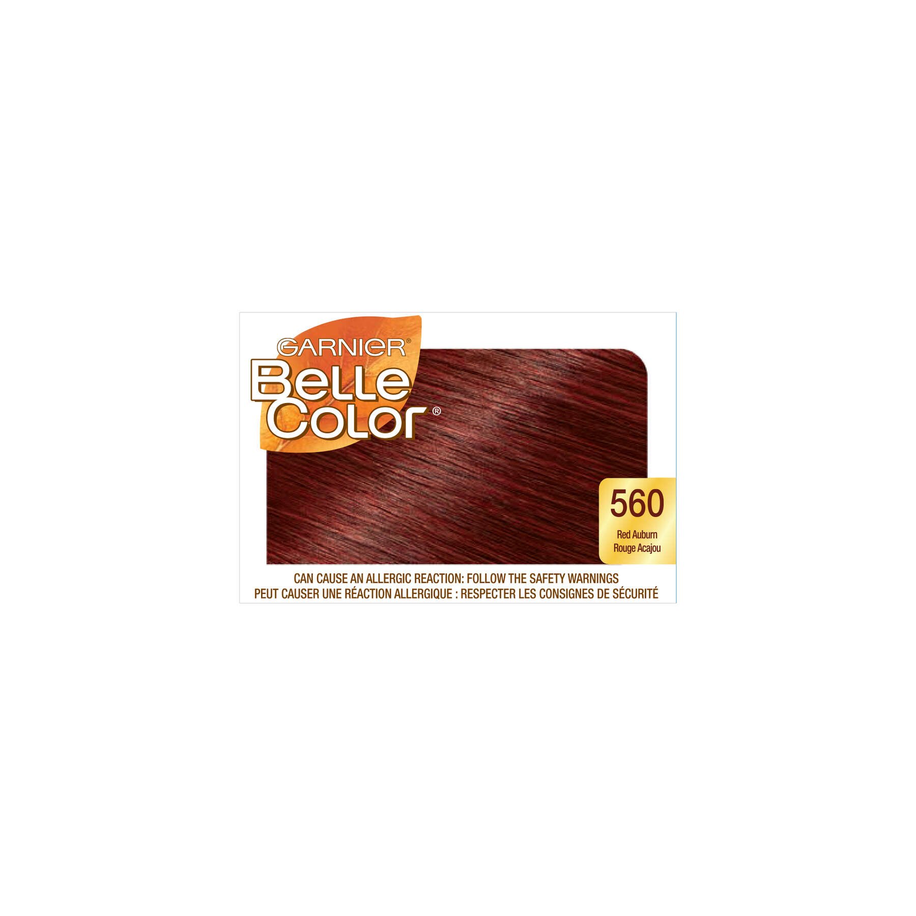 garnier hair dye belle color 560 red auburn 70103160338 top