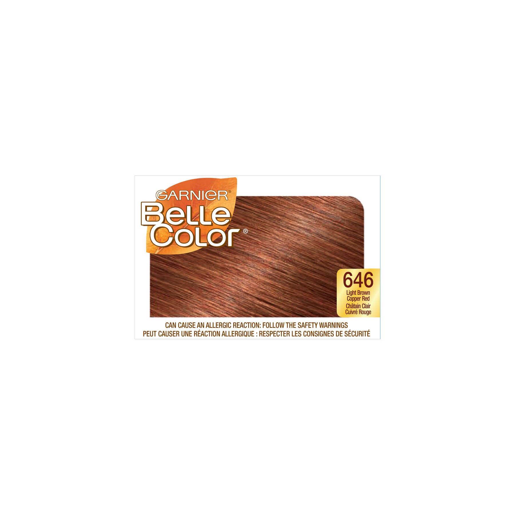 garnier hair dye belle color 646 light brown copper red 603084281619 top