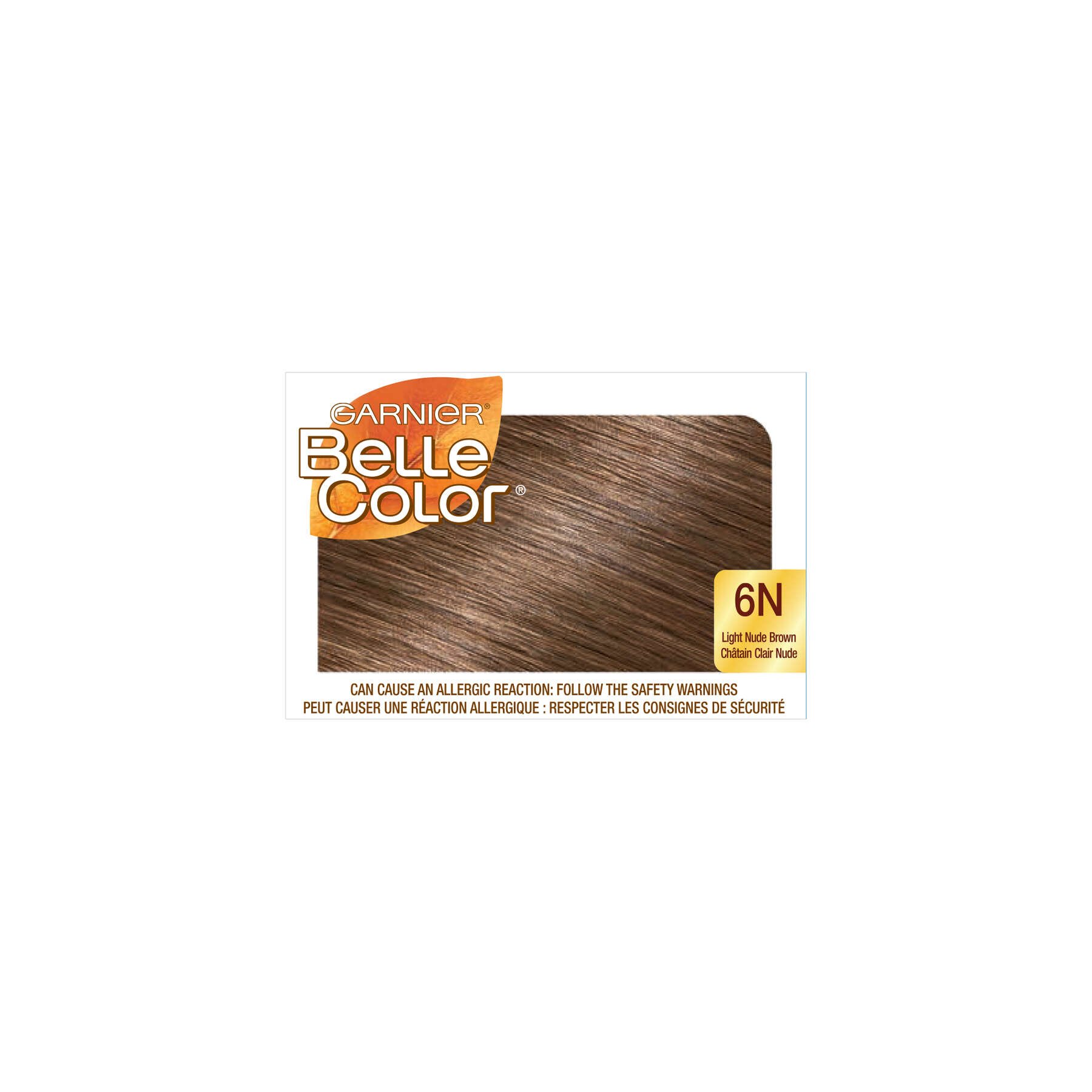 garnier hair dye belle color 6n light nude brown 603084494828 top