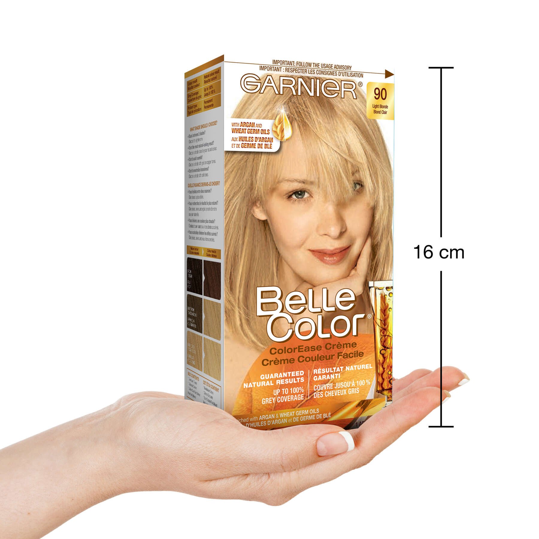 garnier hair dye belle color 90 light blonde 70103160161 inhand
