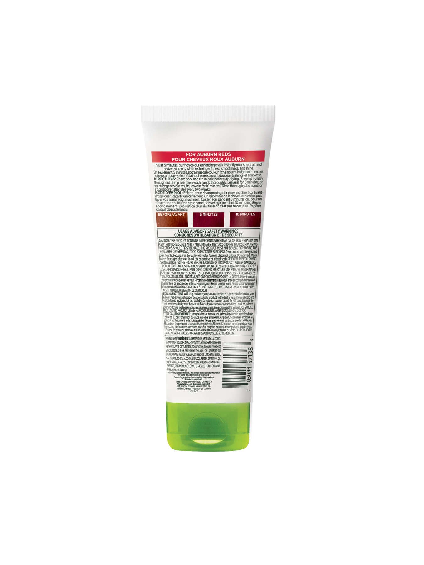 garnier hair dye nutrisse cream color reviver vibrant red 603084571383 t2