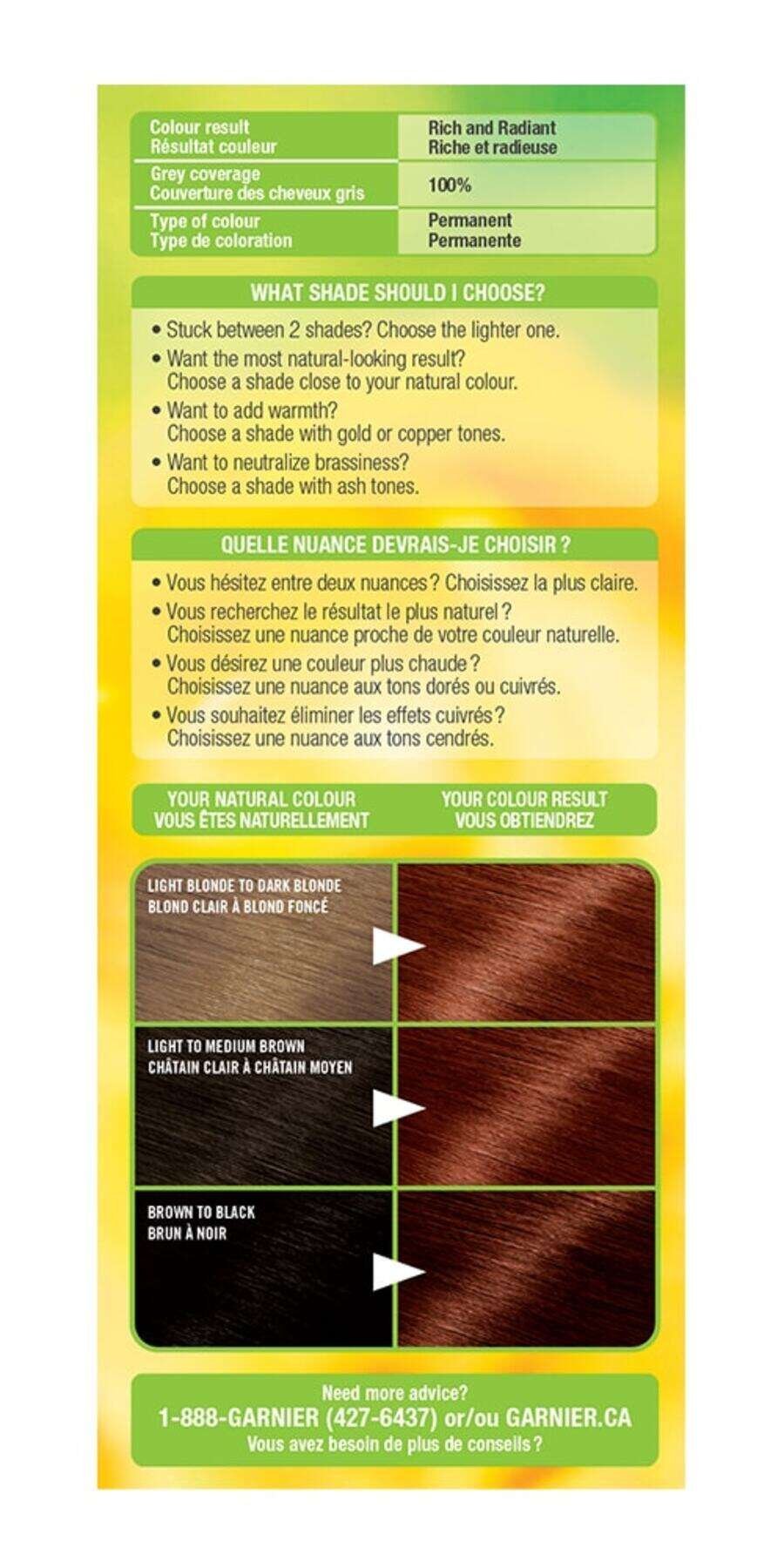 garnier hair color nutrisse cream 650 light copper brown 0603084272259 extra2