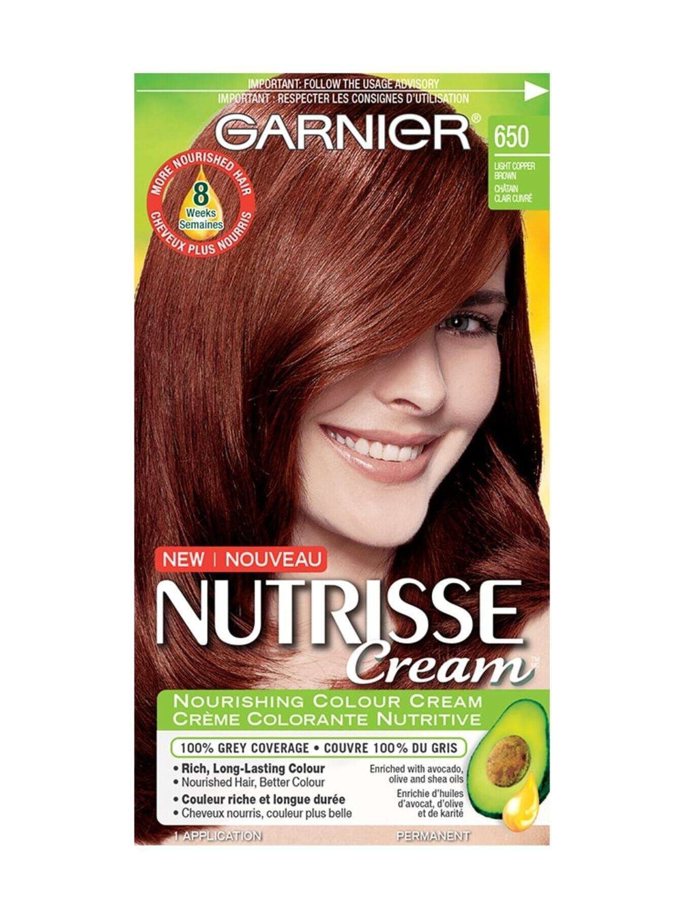 kedelig Overlevelse halstørklæde Nutrisse Cream - 460 Intense Dark Red Hair Dye - Garnier CA