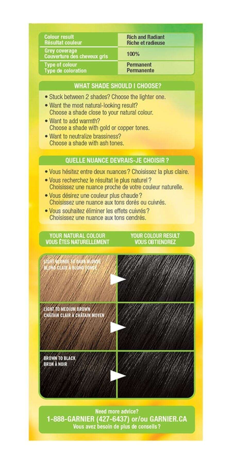 garnier hair dye nutrisse cream 10 natural black 0770103447018 extra1