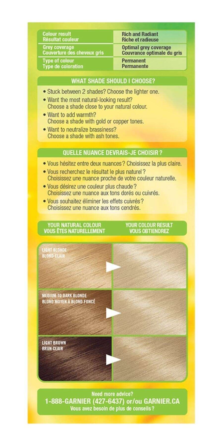 garnier hair dye nutrisse cream 101 extra light natural blonde 0603084435036 extra2