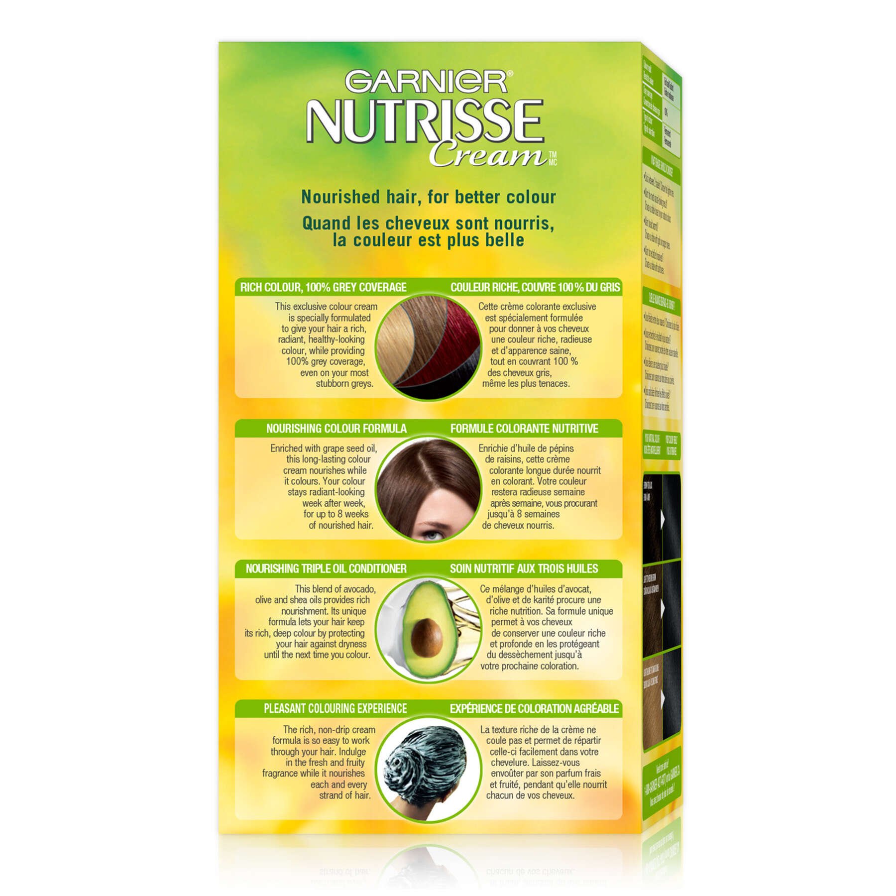 garnier hair dye nutrisse cream 11 ash black 0603084562237 extra