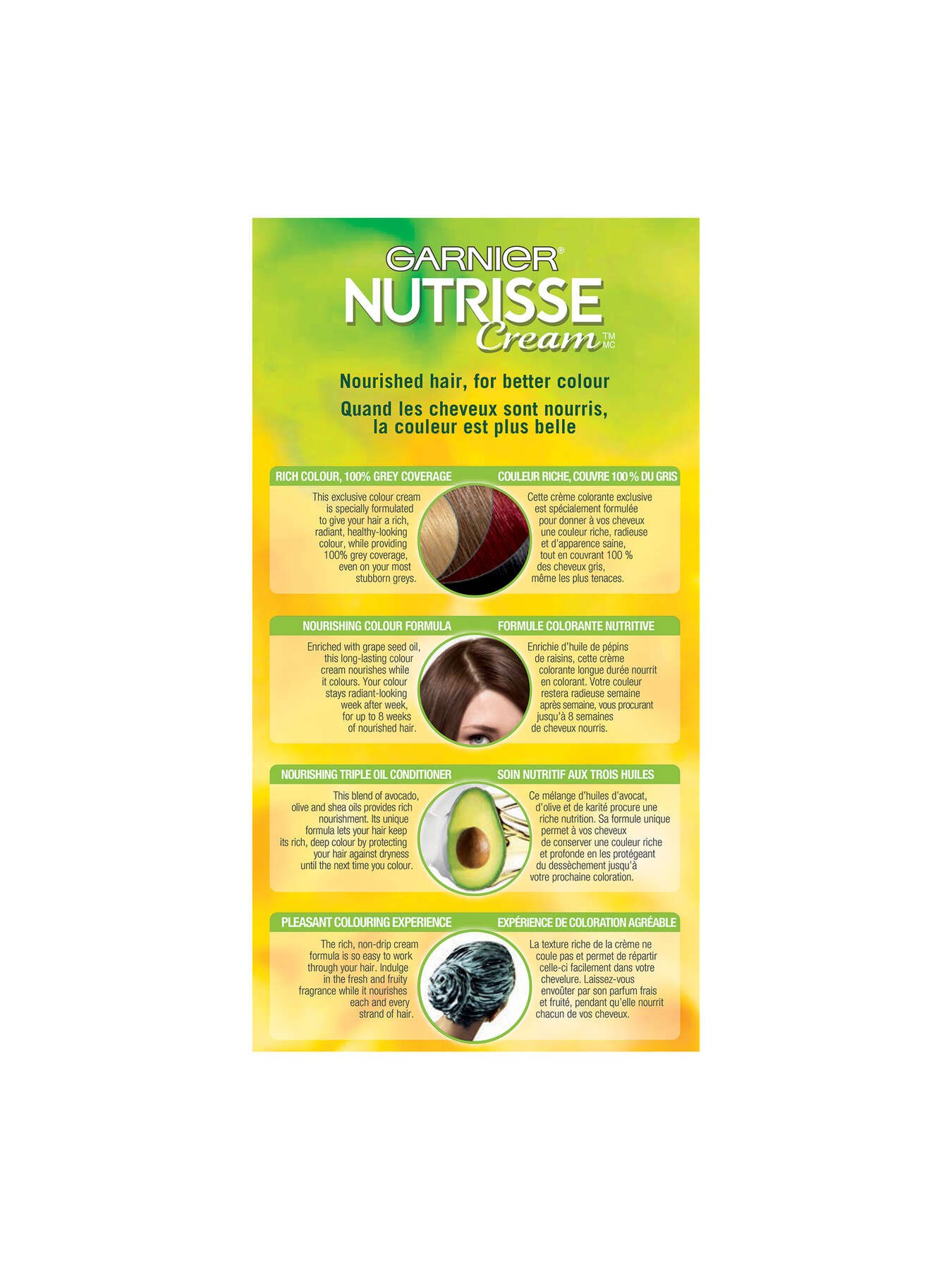 garnier hair dye nutrisse cream 400 dark neutral brown 603084469314 t2