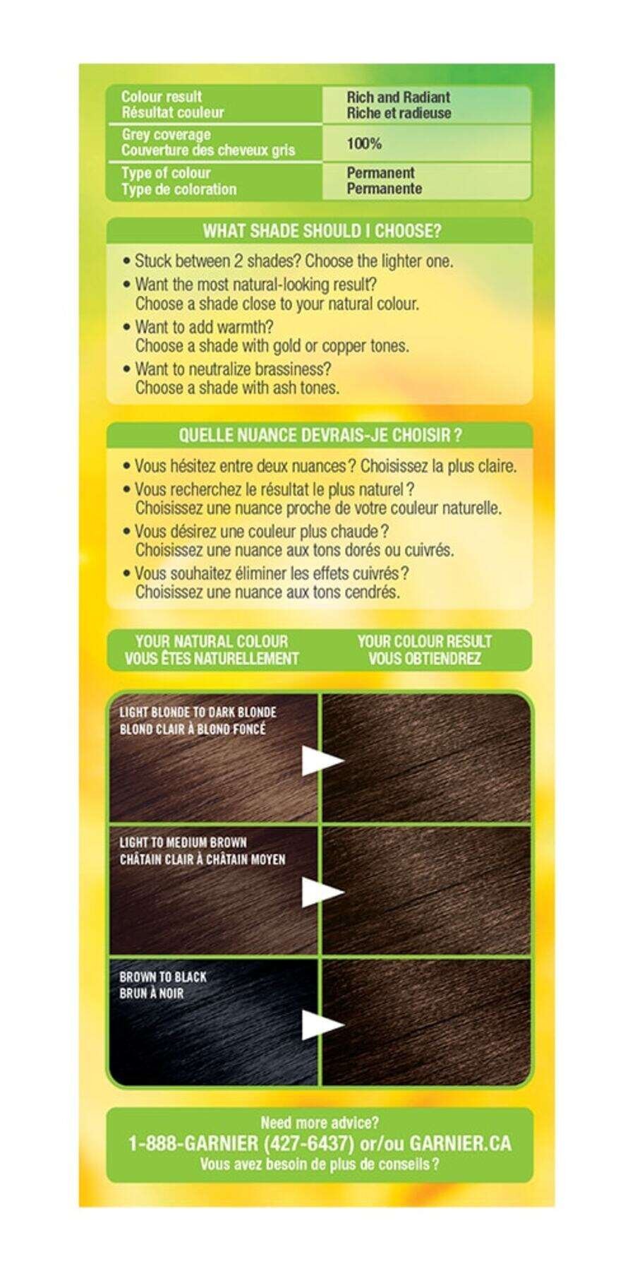 garnier hair dye nutrisse cream 413 bronze brown 0603084412358 extra2