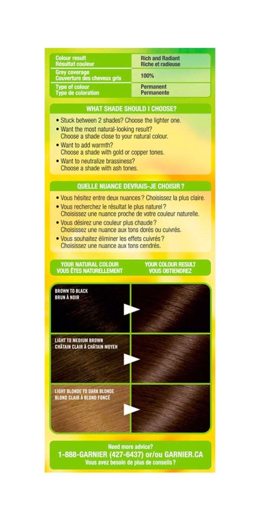 garnier hair dye nutrisse cream 500 medium neutral brown 0603084469321 extra2